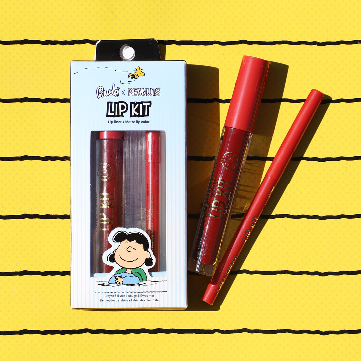 Peanuts Lip Kit - Lip Liner + Matte Lip Color