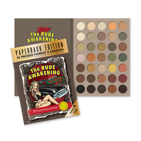 The Rude Awakening Vegan Eyeshadow Palette - Paperback Edition