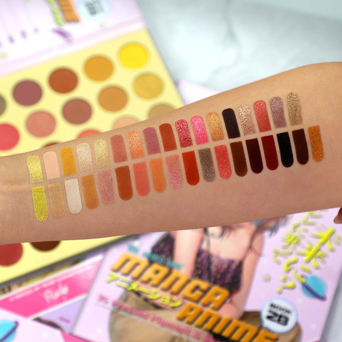 Manga Anime 35 Pressed Pigment & Shadows Book 2B – Rude Cosmetics