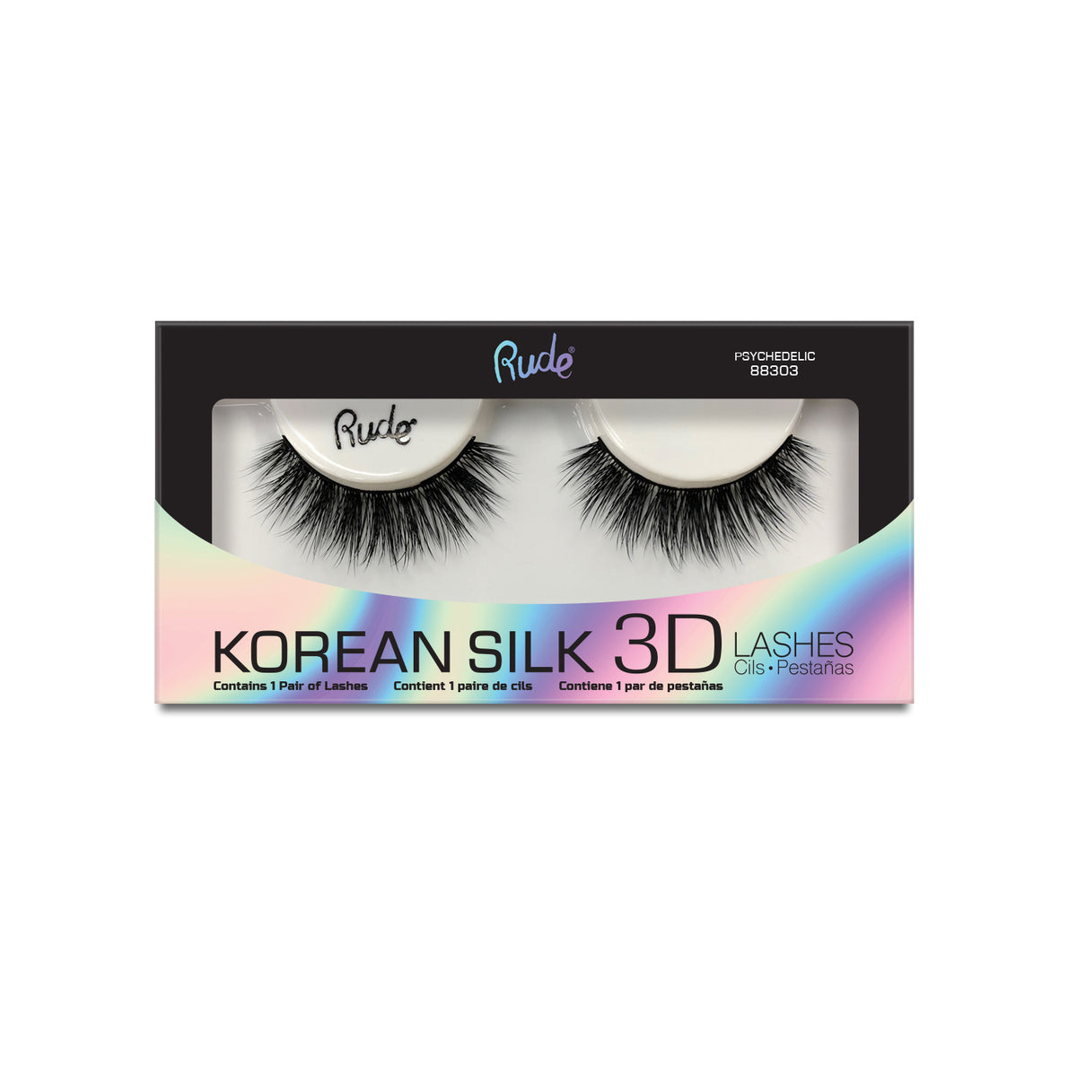Korean Silk 3D Eyelashes | 3D Silk Lashes Psychedelic