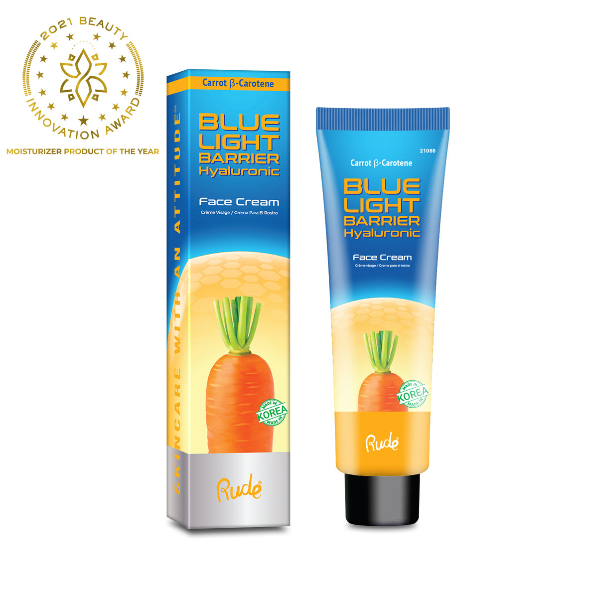 RUDE Blue Light Barrier Hyaluronic Face Cream