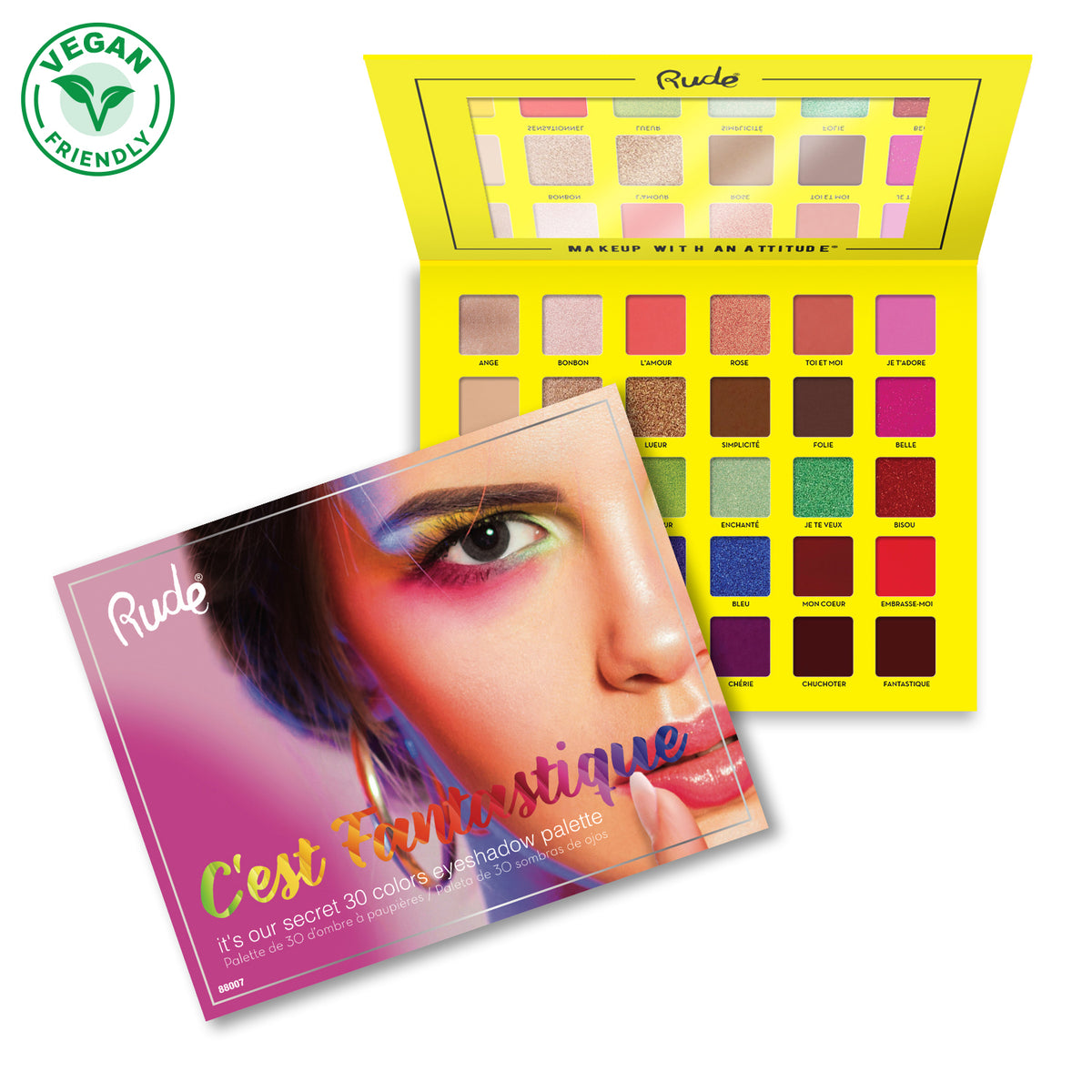 C'est Fantastique 30 Vivid Colors Eyeshadow Palette