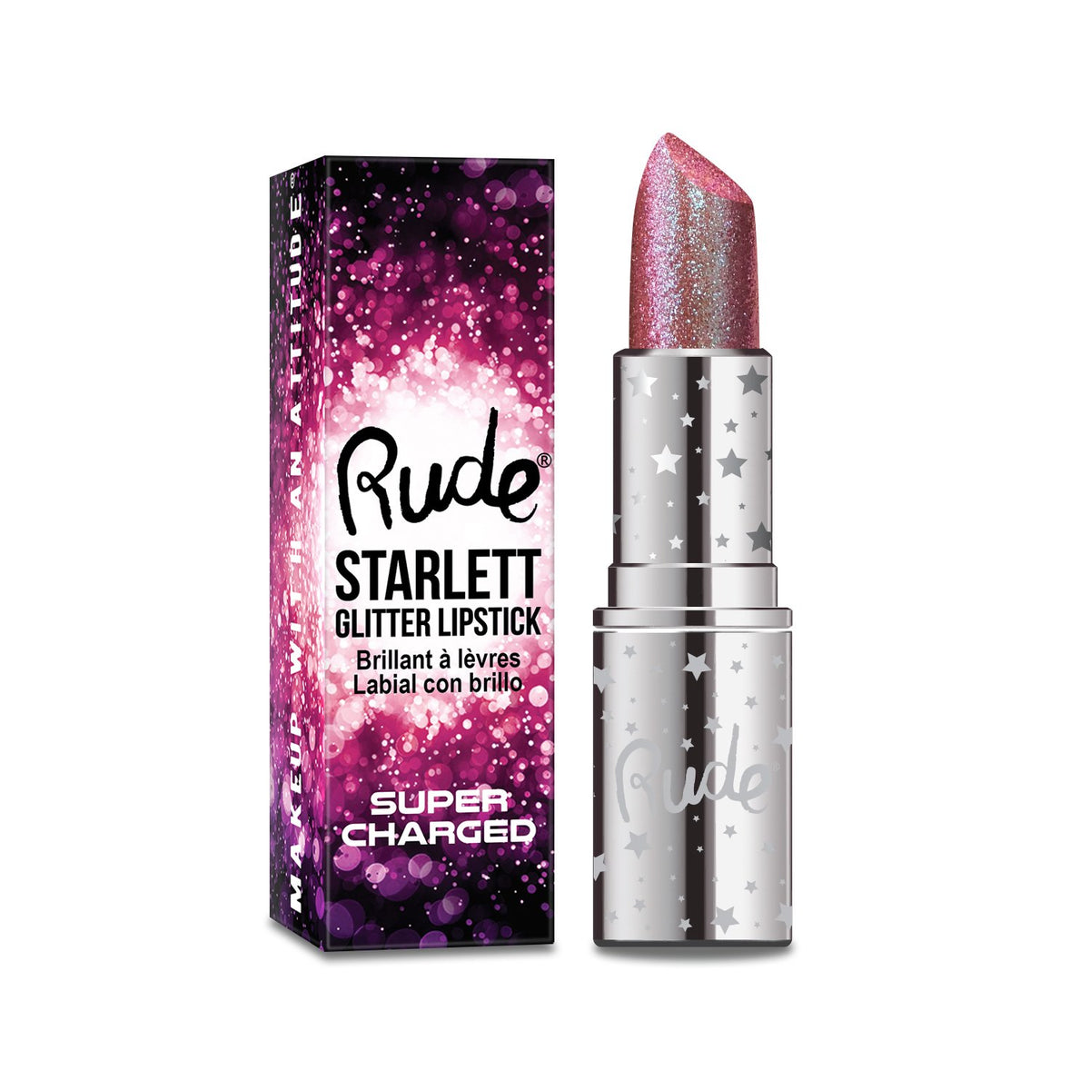 Starlett Supercharged Color Changing Glitter Lipstick Prima Donna