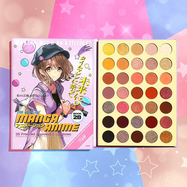Manga Anime 35 Pressed Pigment & Shadows Book 2B – Rude Cosmetics