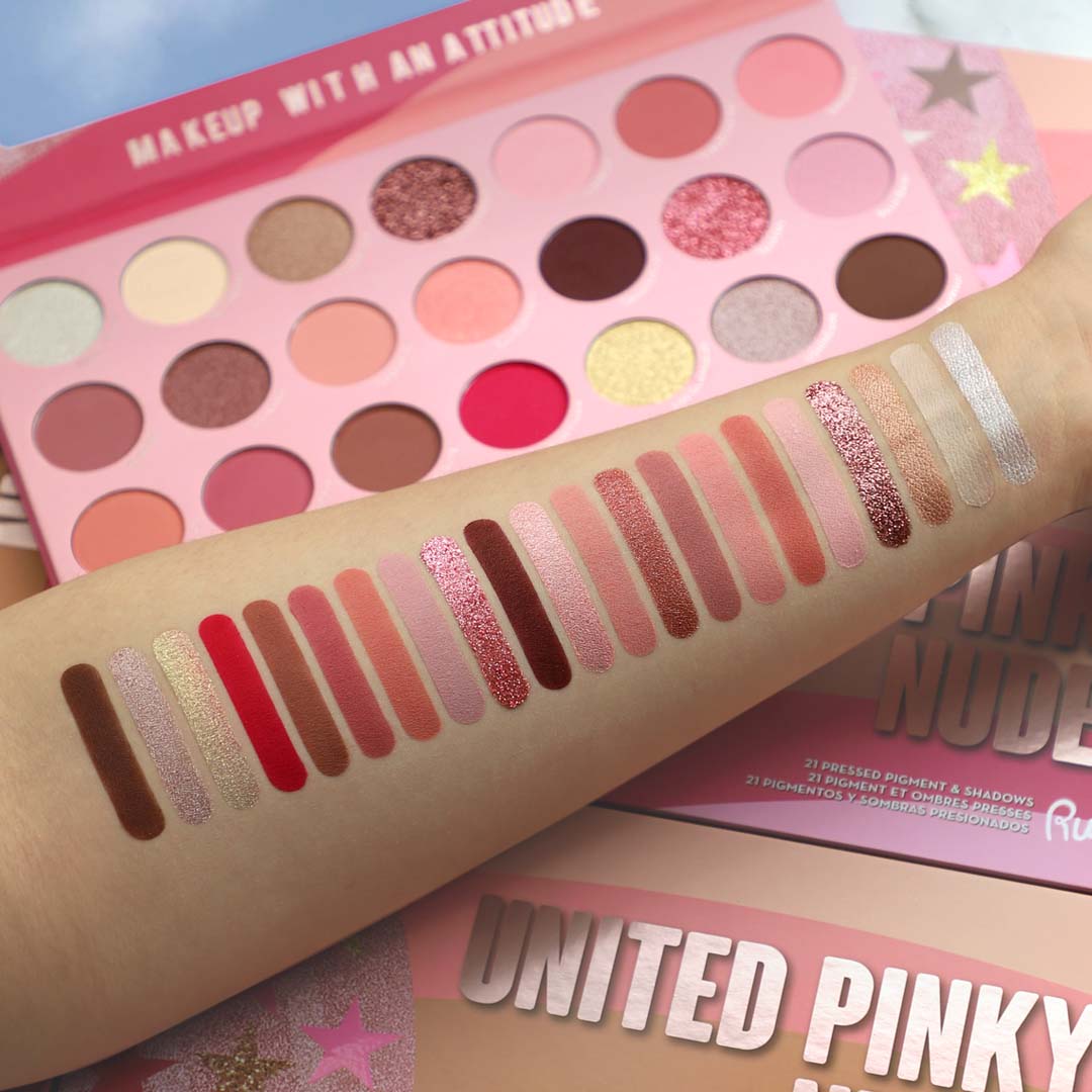 United Pinky Nudes Palette Display Set, 12 pcs