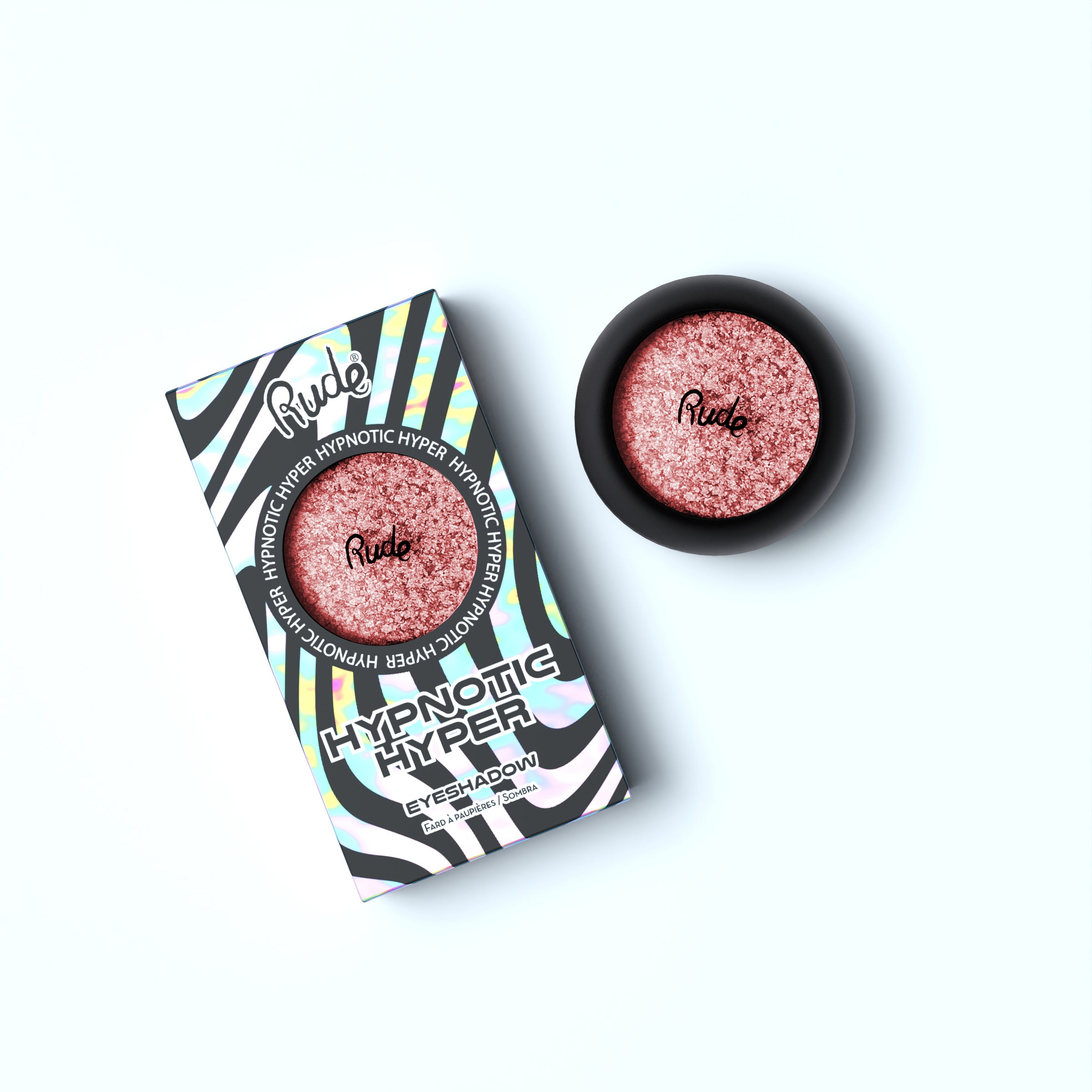 Rude Hypnotic Hyper Duo Chrome Eyeshadow Surrealism product package