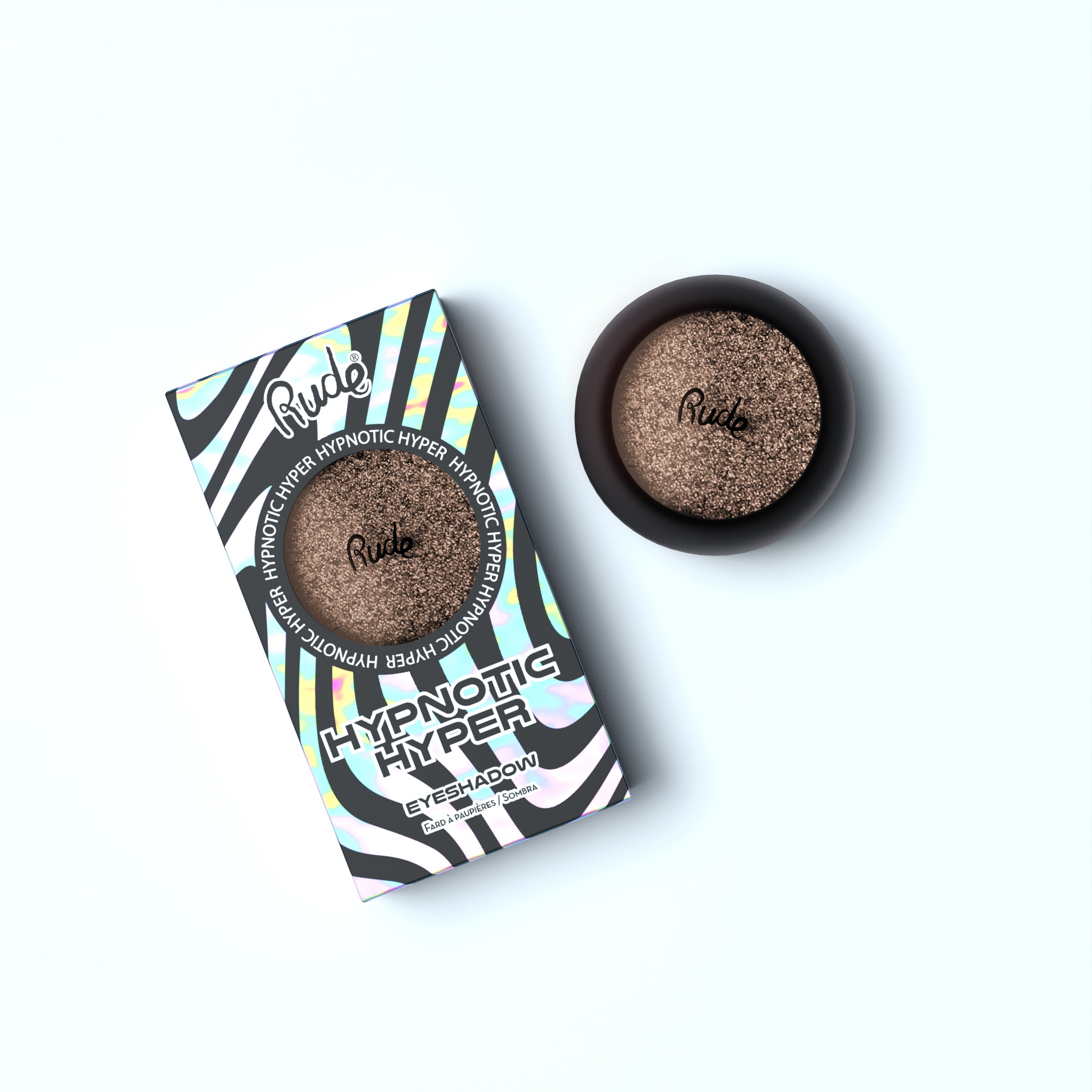 Rude Hypnotic Hyper Duo Chrome Eyeshadow Disorient product package