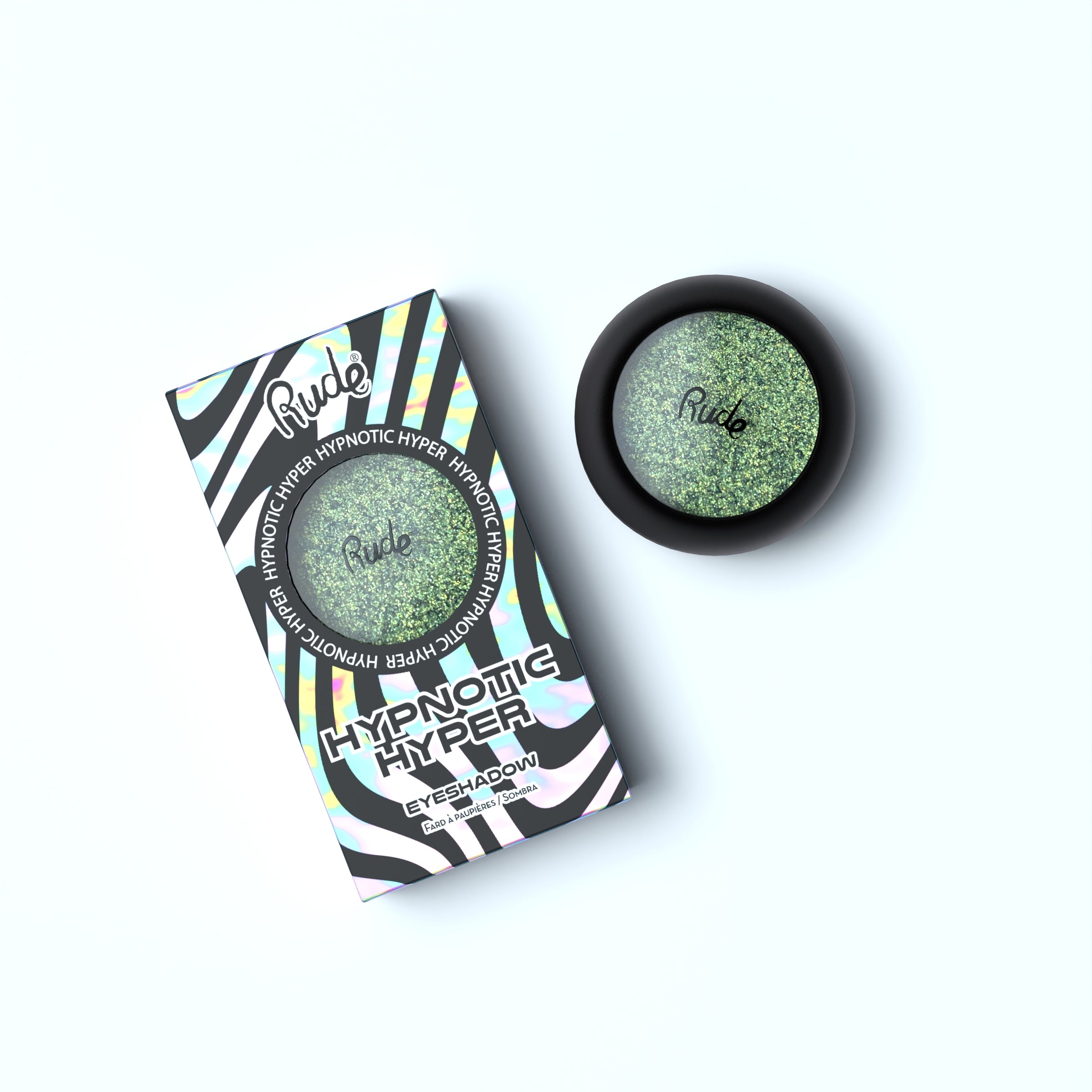 Rude Hypnotic Hyper Duo Chrome Eyeshadow Daydream product package