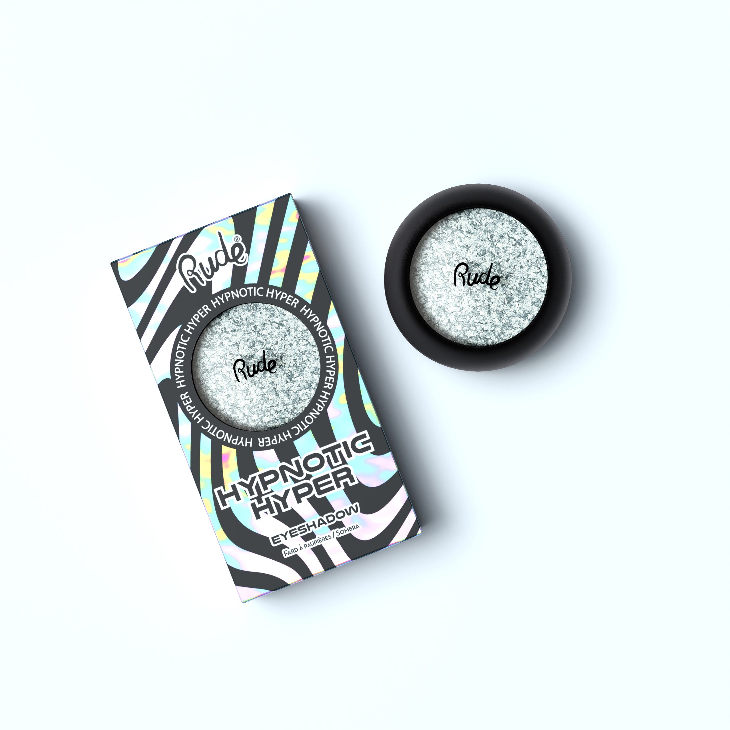 Rude Hypnotic Hyper Duo Chrome Eyeshadow Clairvoyance product package