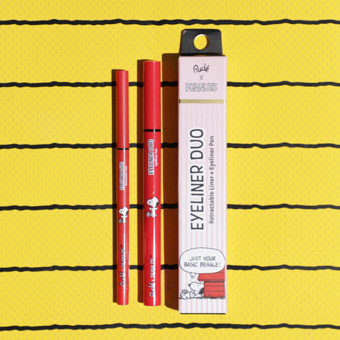Peanuts Eyeliner Duo - Retractable Liner + Eyeliner Pen
