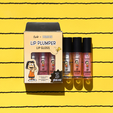 Peanuts Lip Plumper Gloss - 3 Piece Set