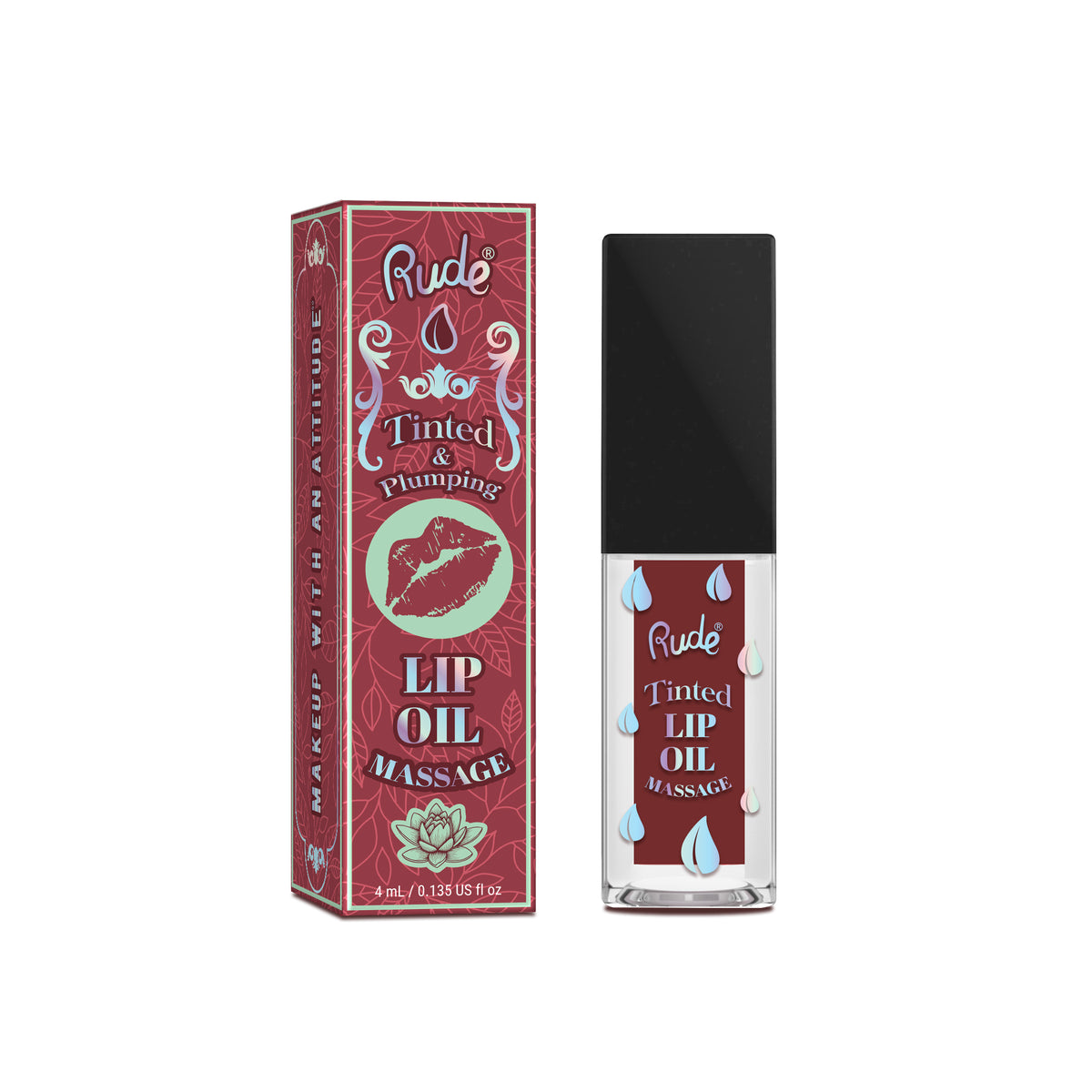 Lip Oil Massage Tinted & Plumping Lip Oil