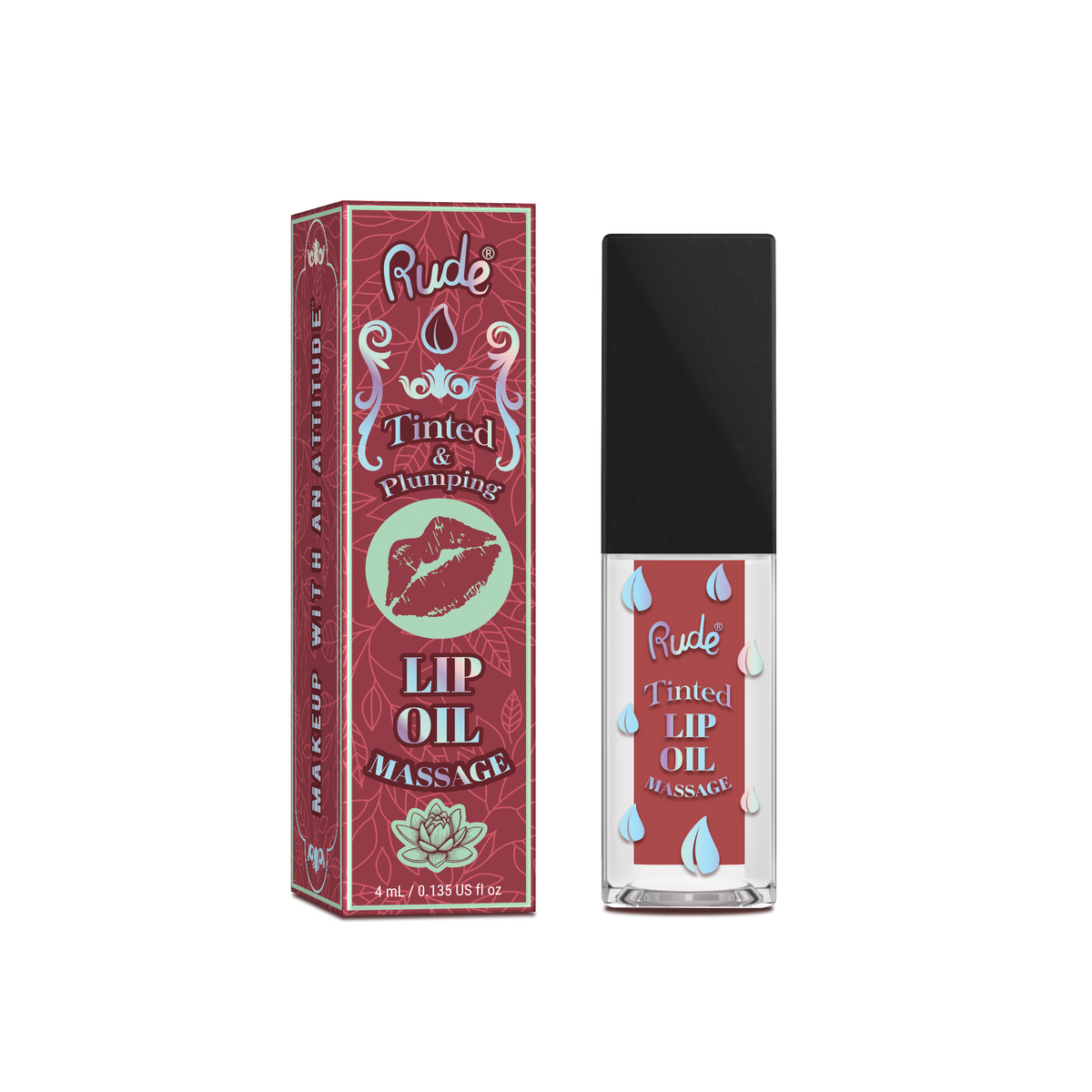 Lip Oil Massage Tinted & Plumping Lip Oil