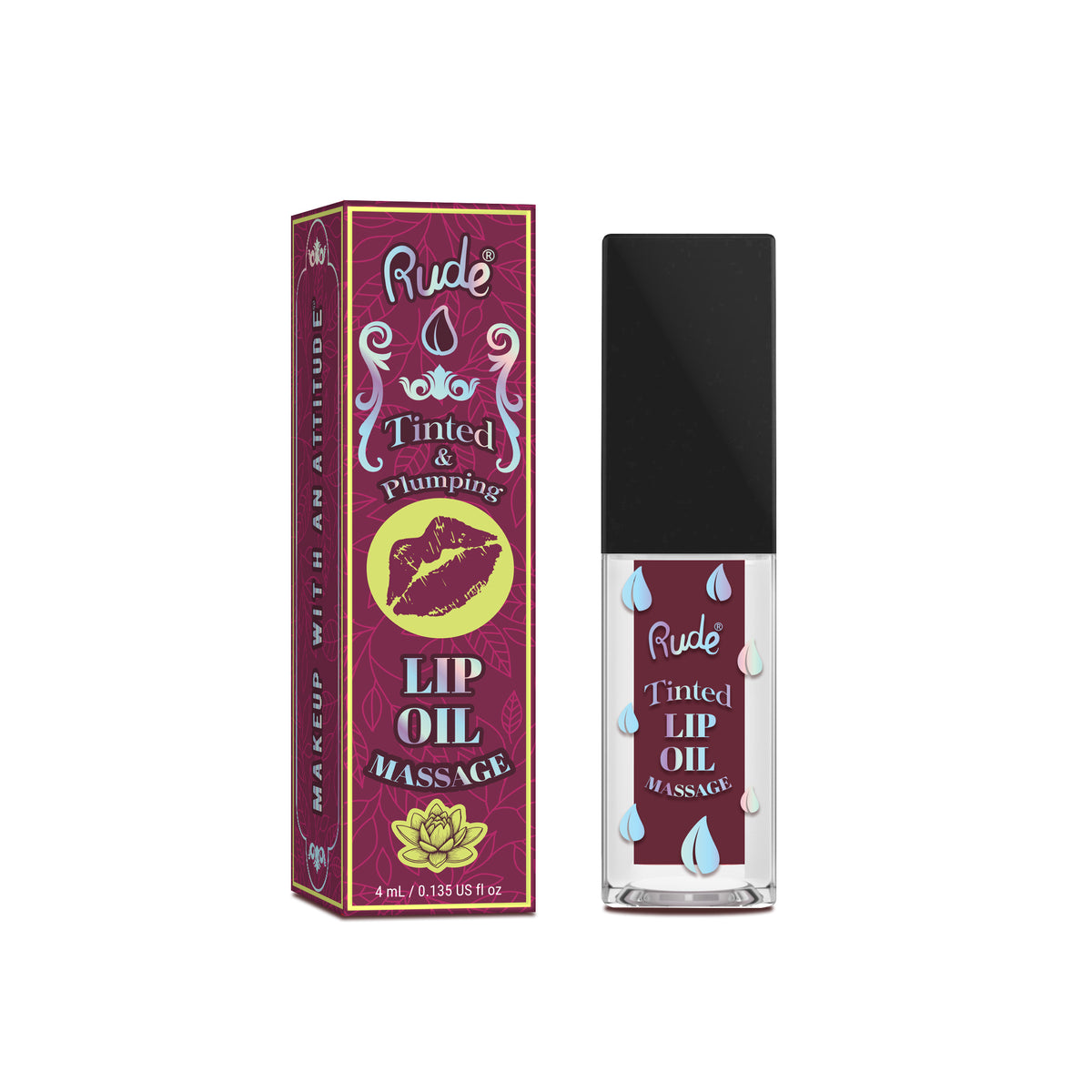 Lip Oil Massage Tinted & Plumping Lip Oil