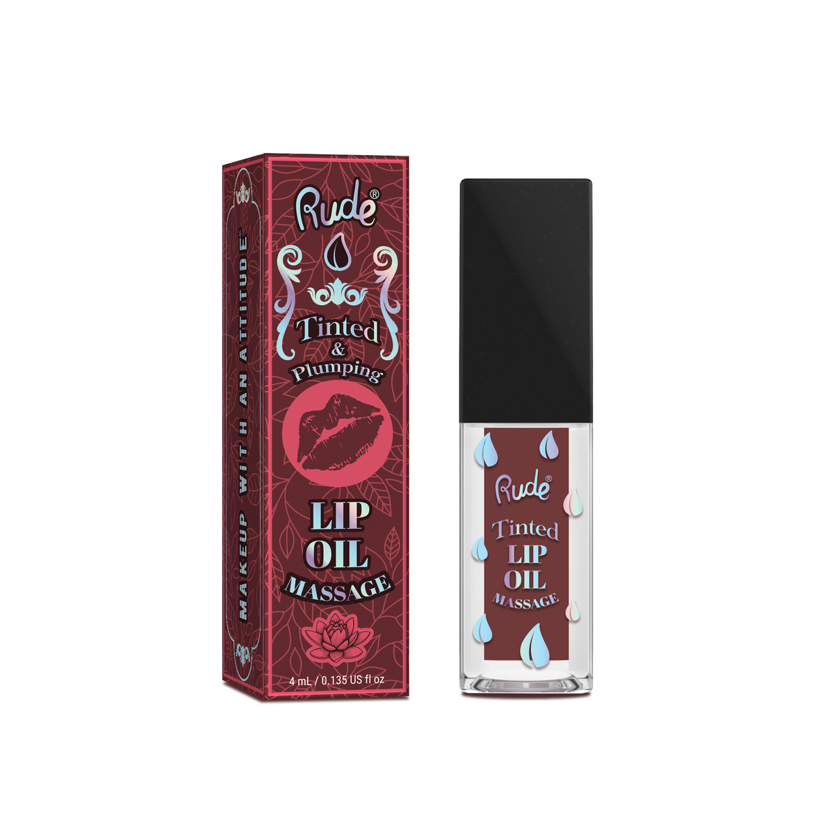 Lip Oil Massage Tinted & Plumping Lip Oil