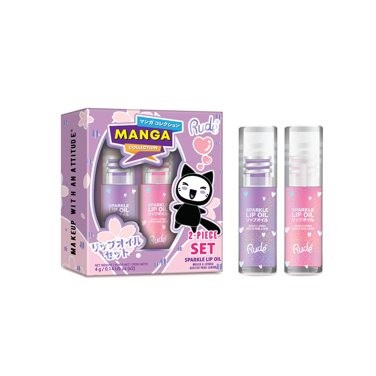 Manga Collection Sparkle Lip Oil Duo