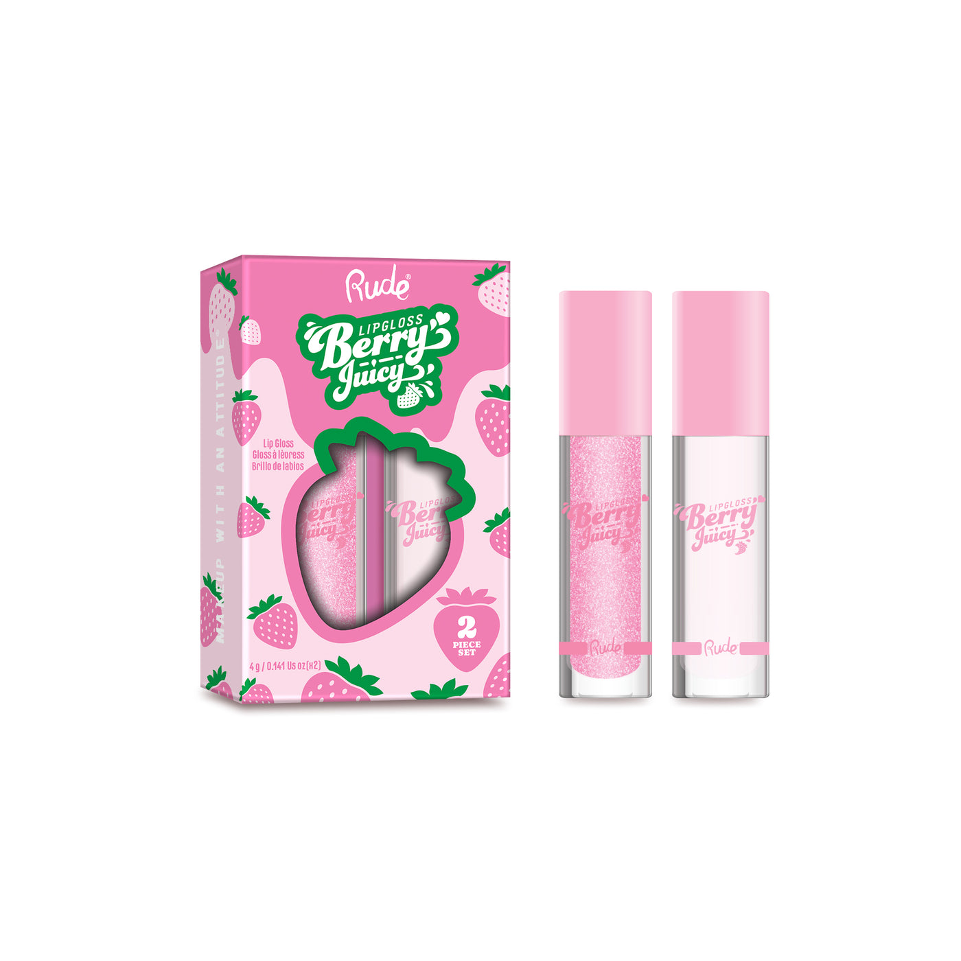Berry Juicy Lip Gloss Duo Set By Rude Cosmetics Lipstick And Gloss Duo berry-juicy-lip-gloss-duo-set-by-rude-cosmetics-lipstick-and-gloss-duo