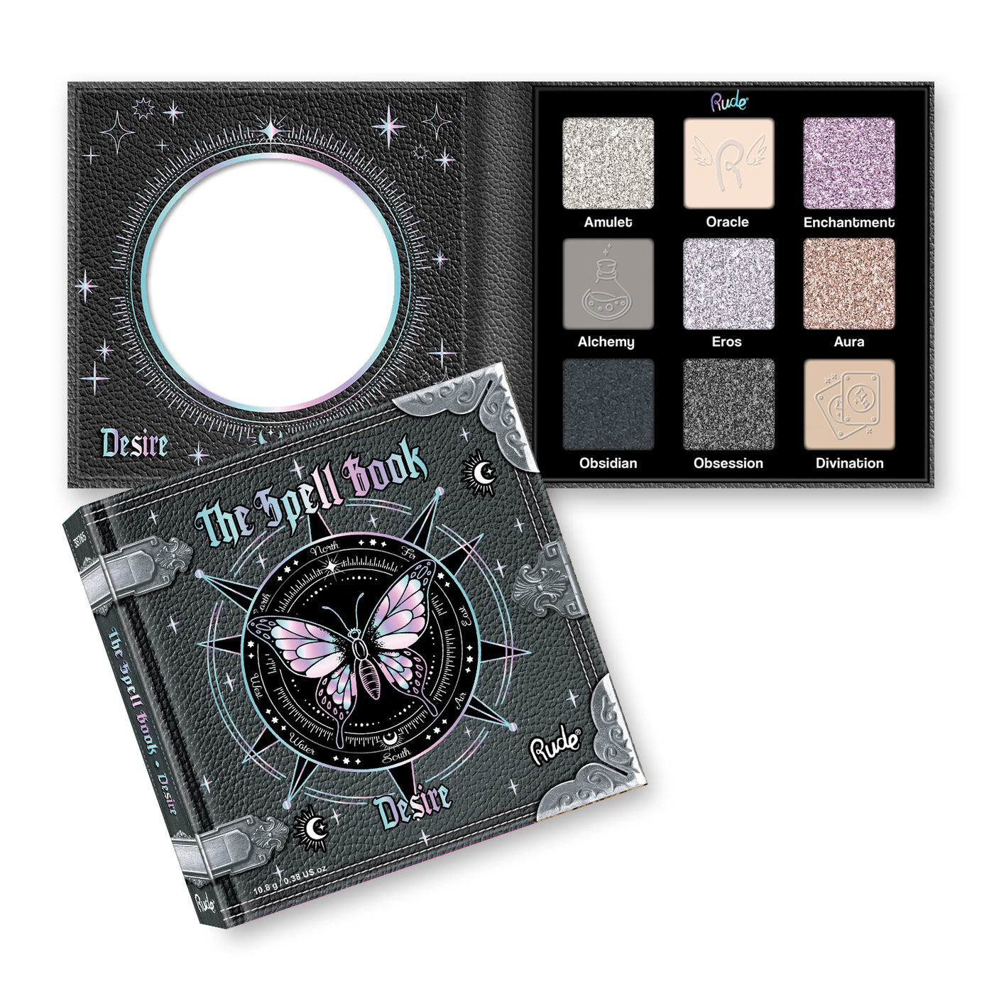 The Spell Book Smooth and Blendable Eyeshadow - Rude Cosmetics