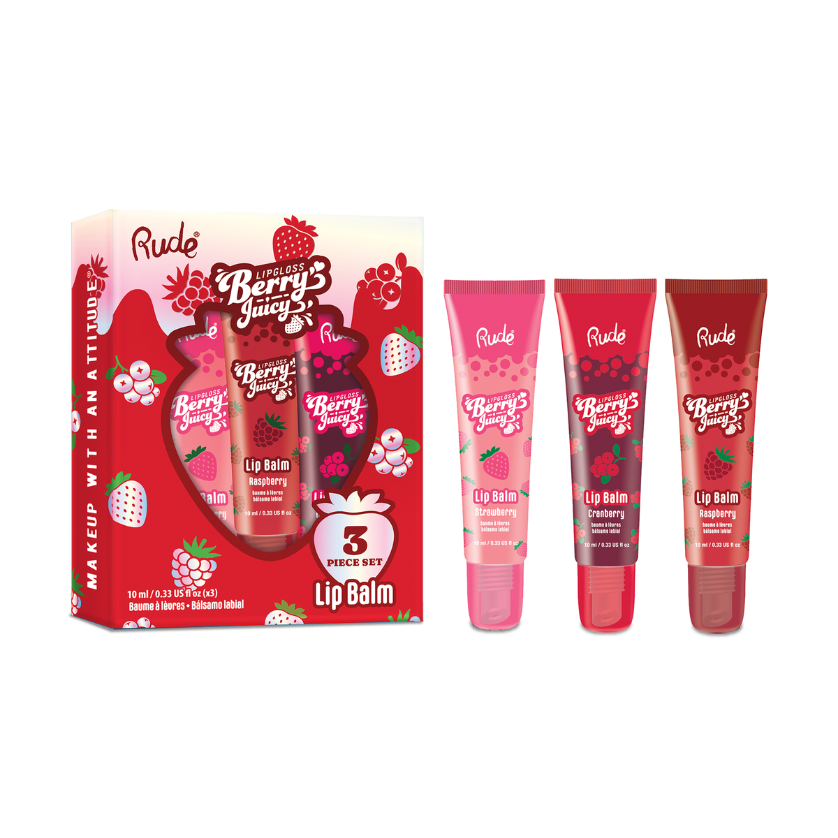 Berry Juicy Lip Balm Trio Set