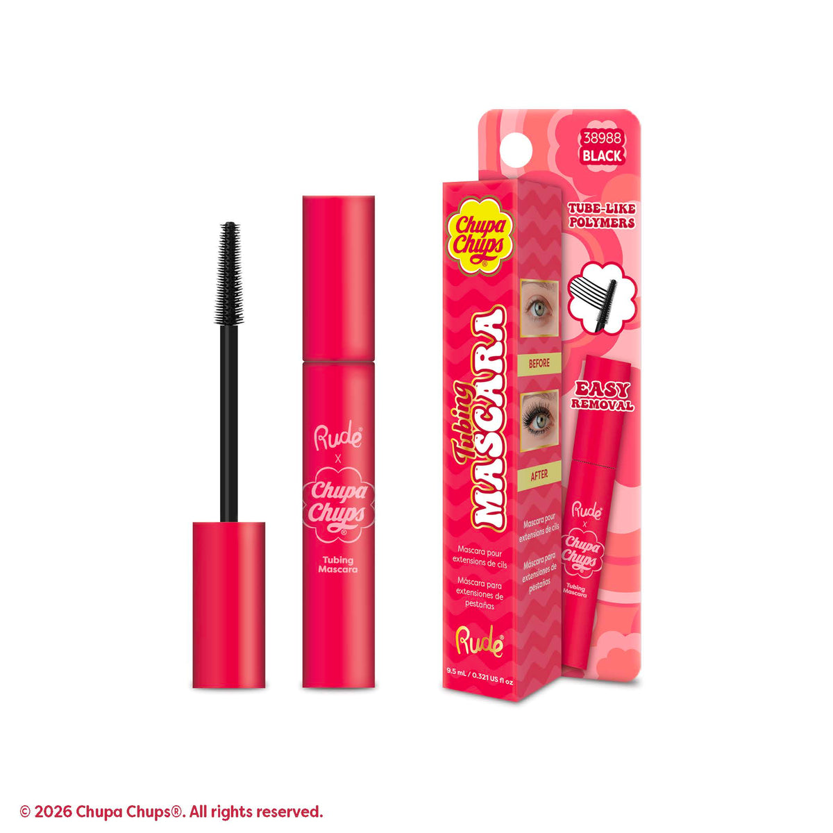 Rude Chupa Chups Tubing Mascara Black product package