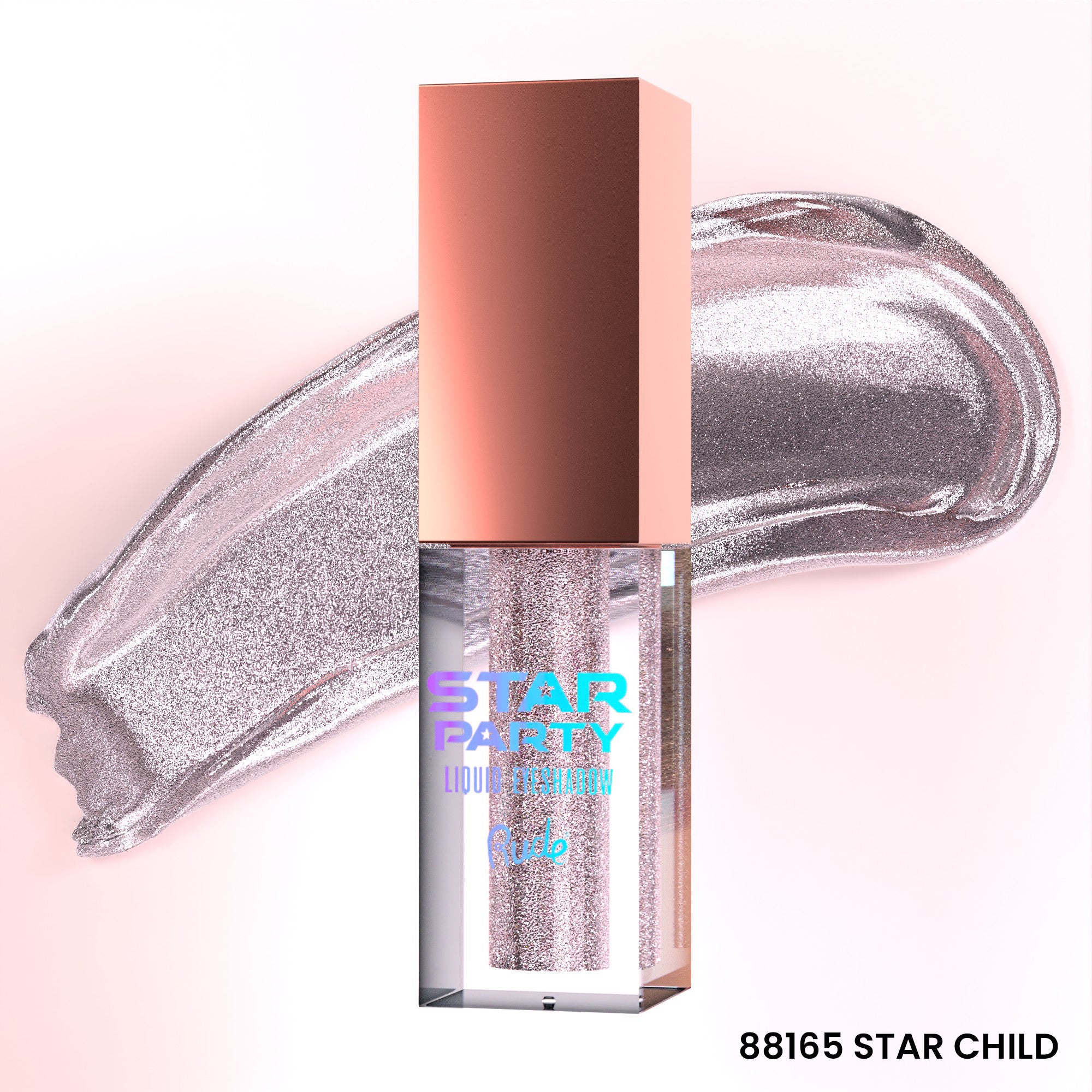 Rude Star Party Liquid Glitter Eyeshadow Star Child product package