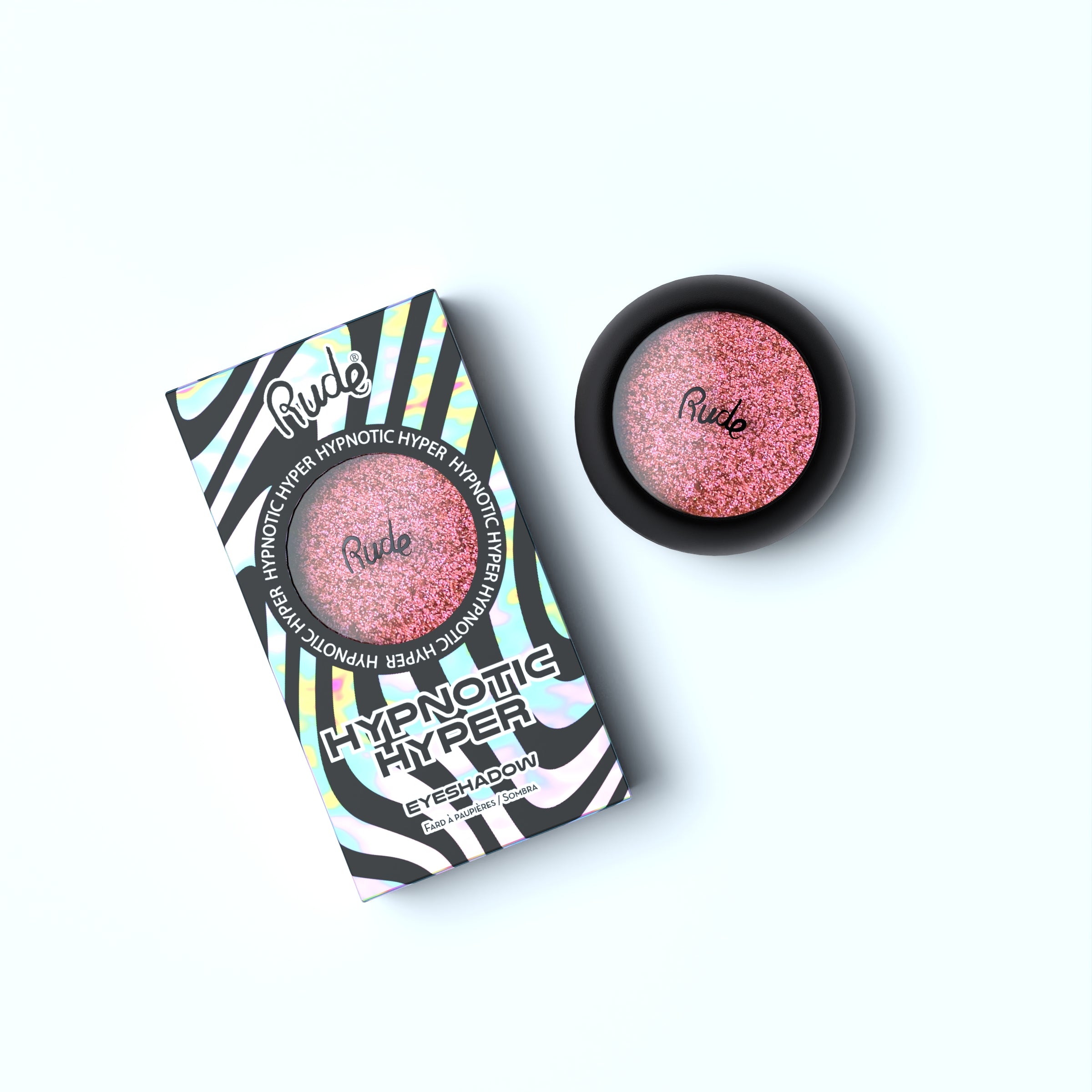 Rude Hypnotic Hyper Duo Chrome Eyeshadow Lucid Dream product package