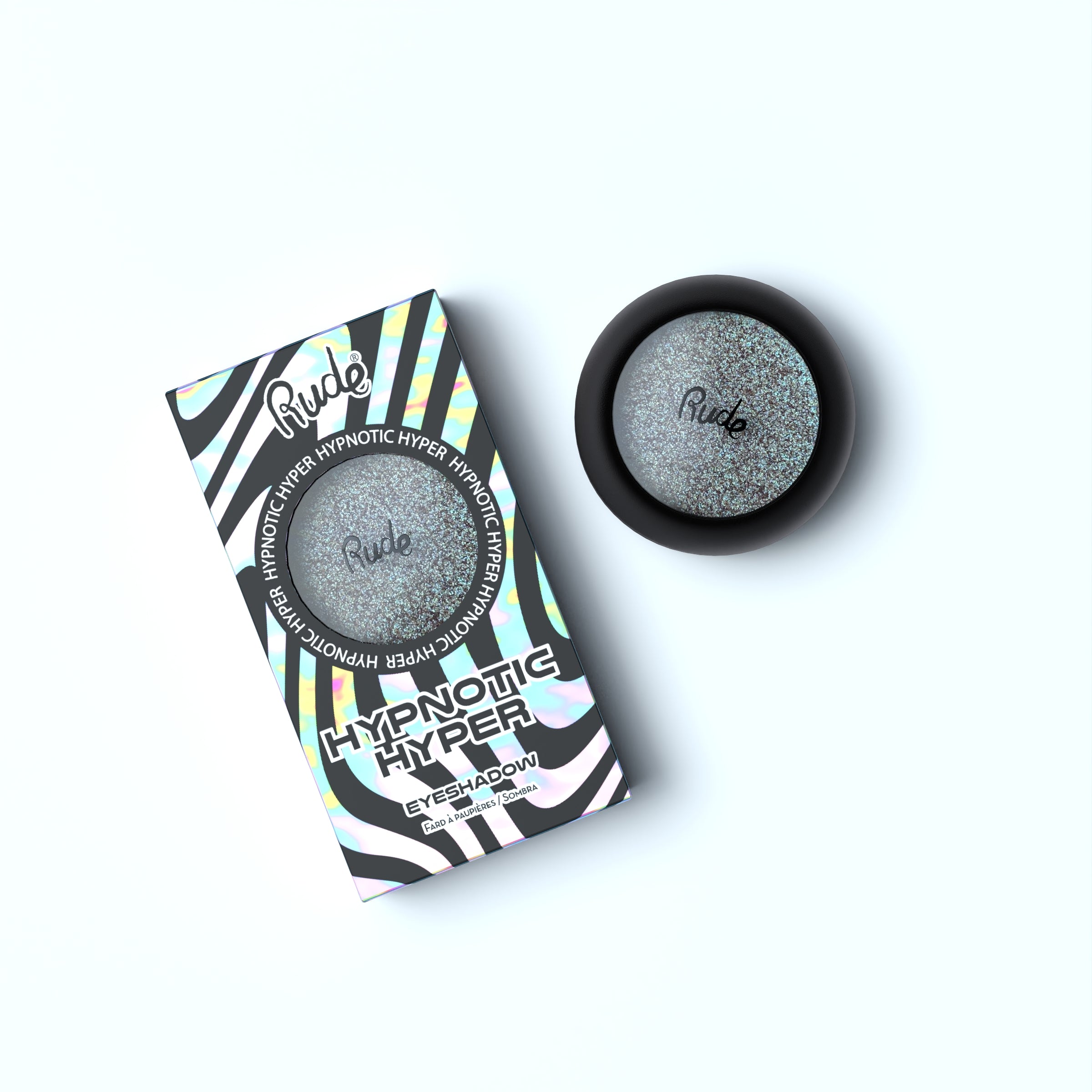 Rude Hypnotic Hyper Duo Chrome Eyeshadow Psychosomatic product package