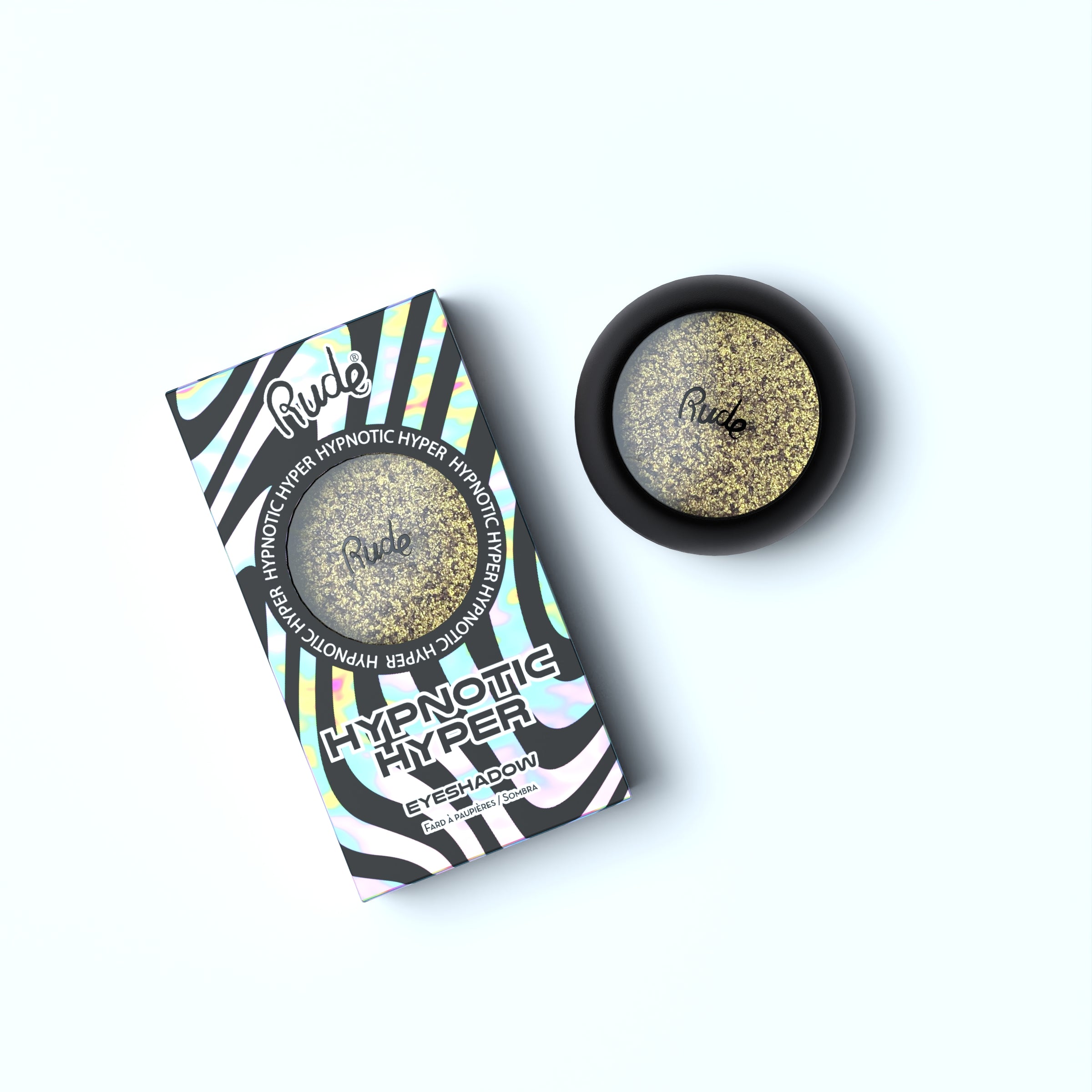 Rude Hypnotic Hyper Duo Chrome Eyeshadow State of Mind product package