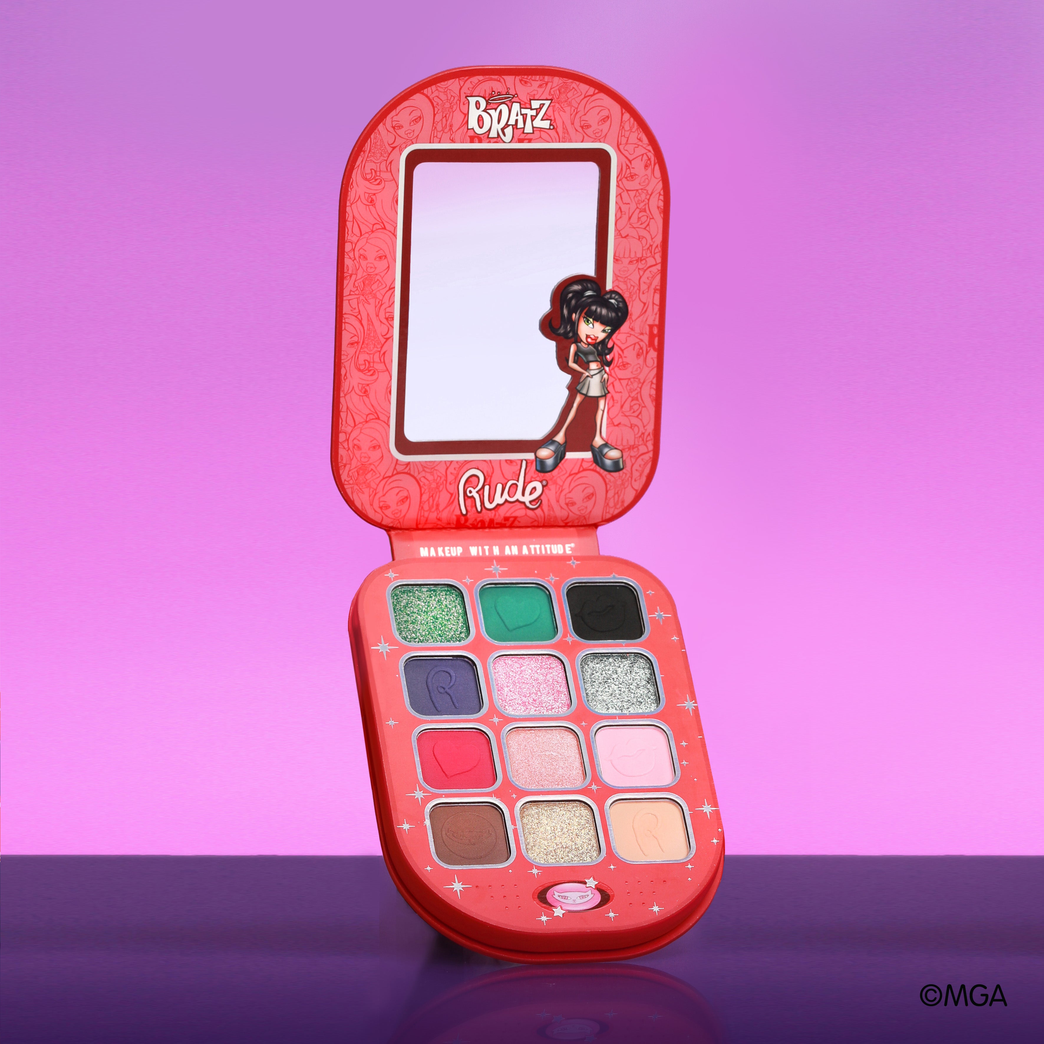 Bratz Jade Eyeshadow Palette - Kool Kat – Rude Cosmetics