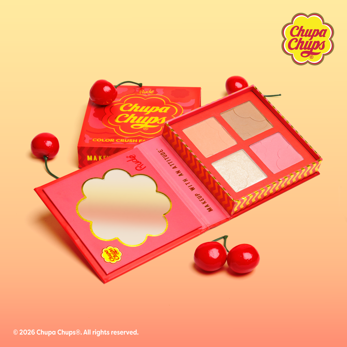 Rude Color Crush Face Palette product package