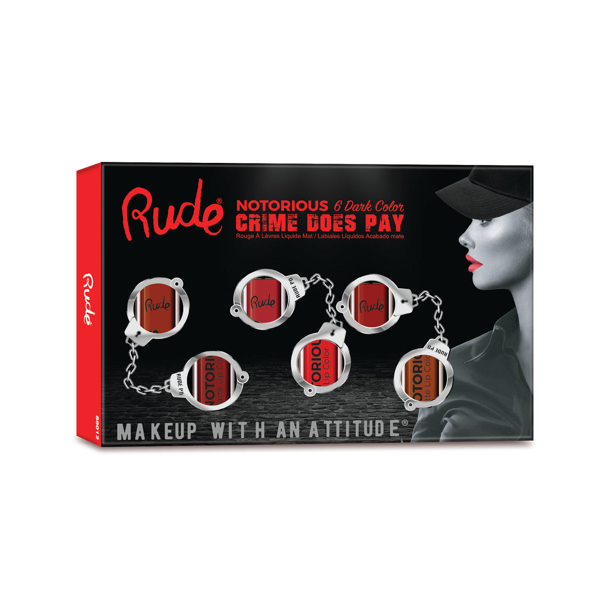 Crime Does Pay Notorious 6 Lip Color Set - Dark