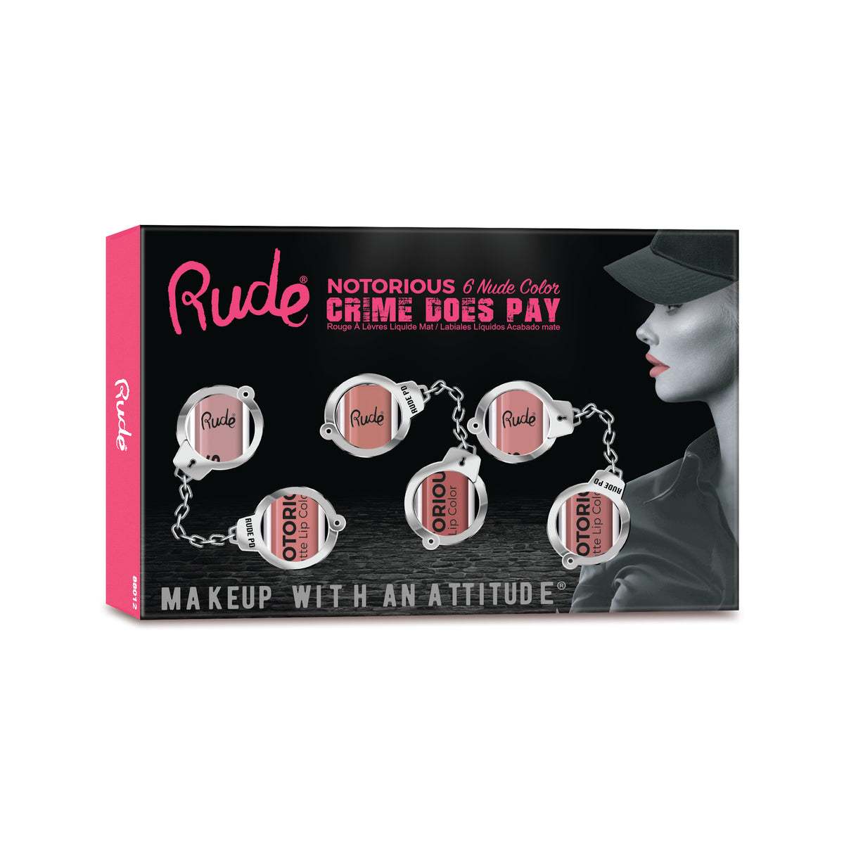 Crime Does Pay Notorious 6 Lip Color Set - Nude