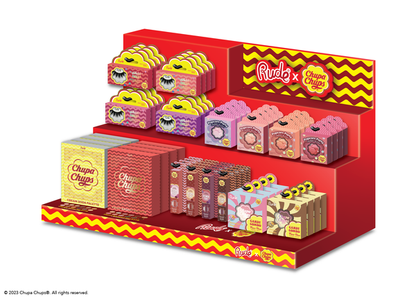 Chupa Chups Display Set A by Rude Cosmetics - Chupa Chups Makeup