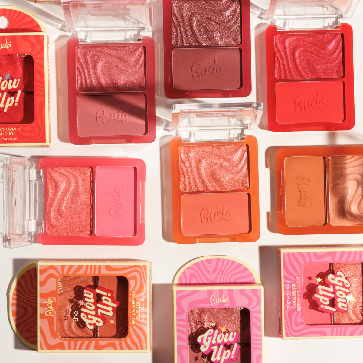 The Glow Up! Matte & Shimmer Blush Duo