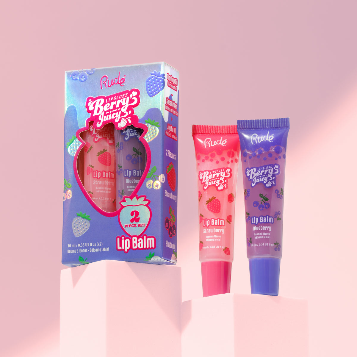 Berry Juicy Lip Balm Duo Set