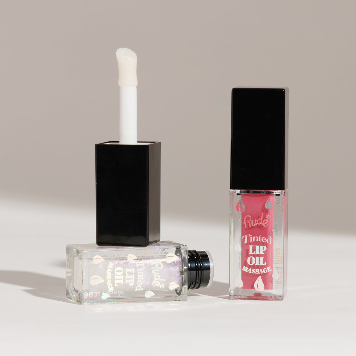 Tinted & Plumping Lip Oil Massage Duo Set