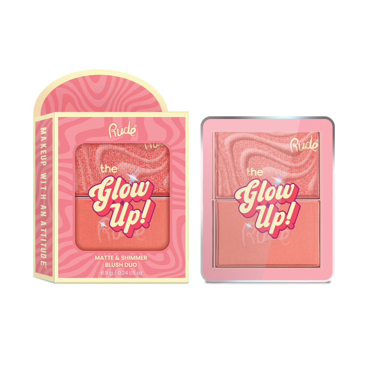 The Glow Up! Matte & Shimmer Blush Duo