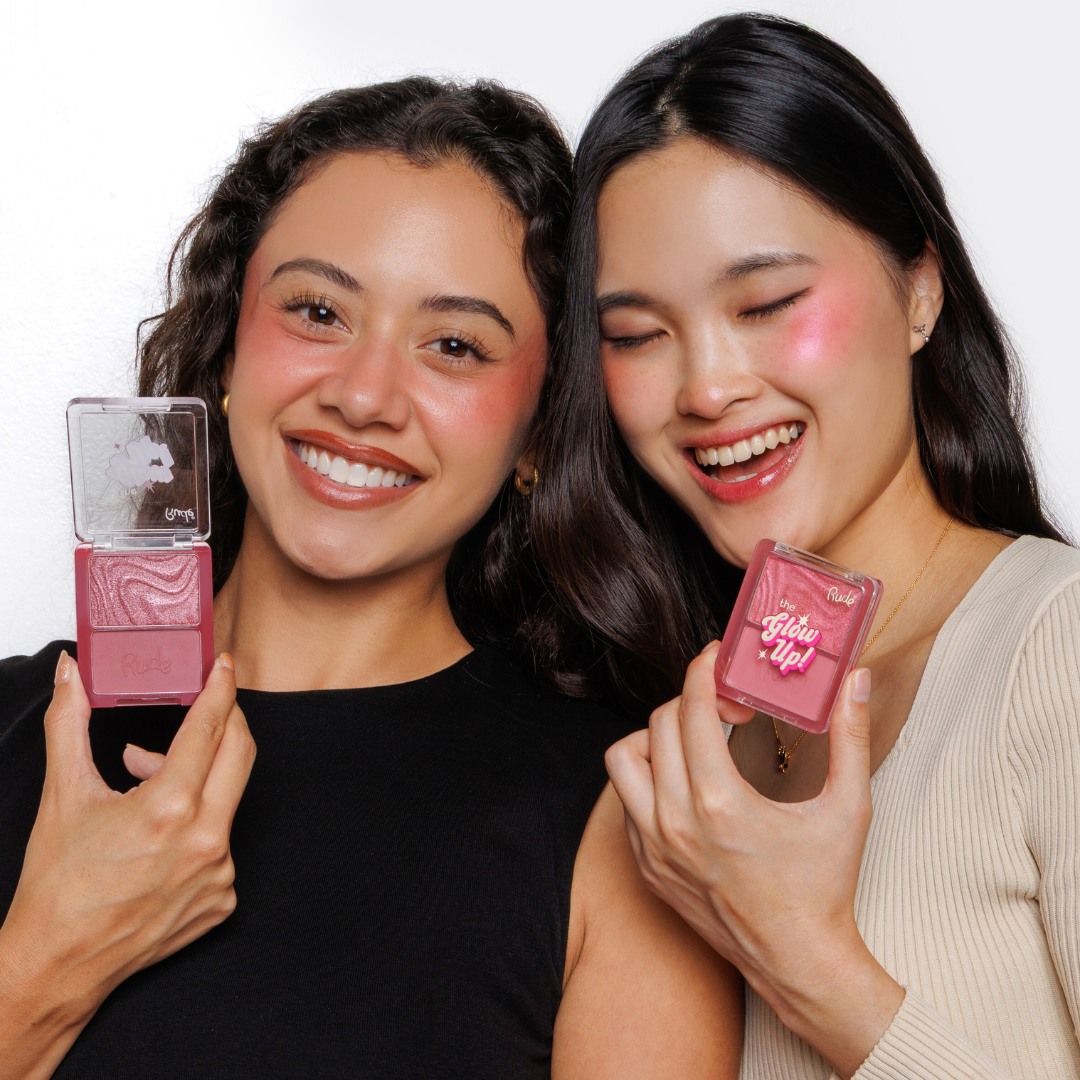 The Glow Up! Matte & Shimmer Blush Duo