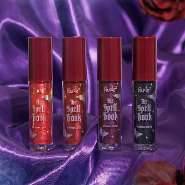 The Spell Book Collection Shimmer Lip Oil – Rude Cosmetics