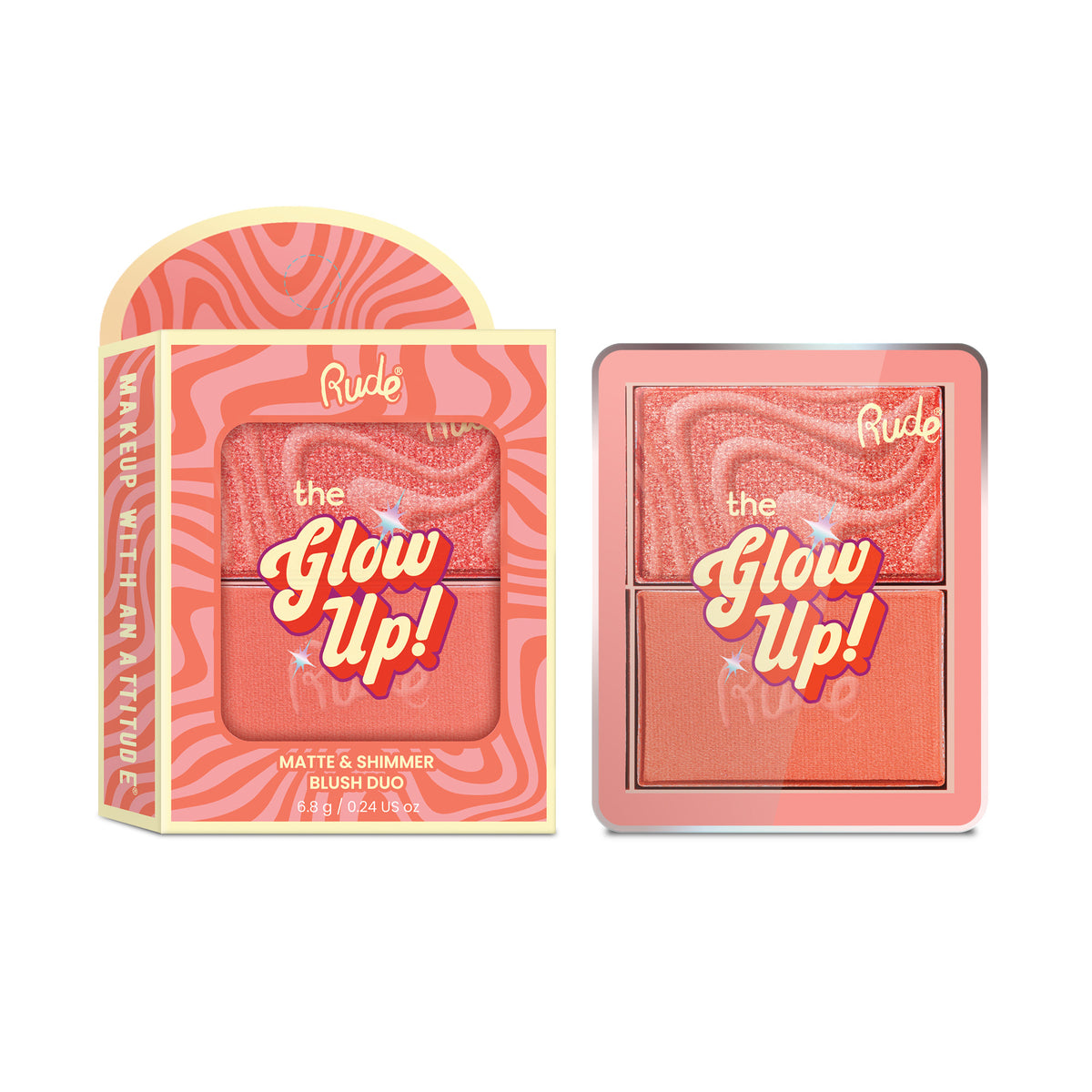 The Glow Up! Matte & Shimmer Blush Duo