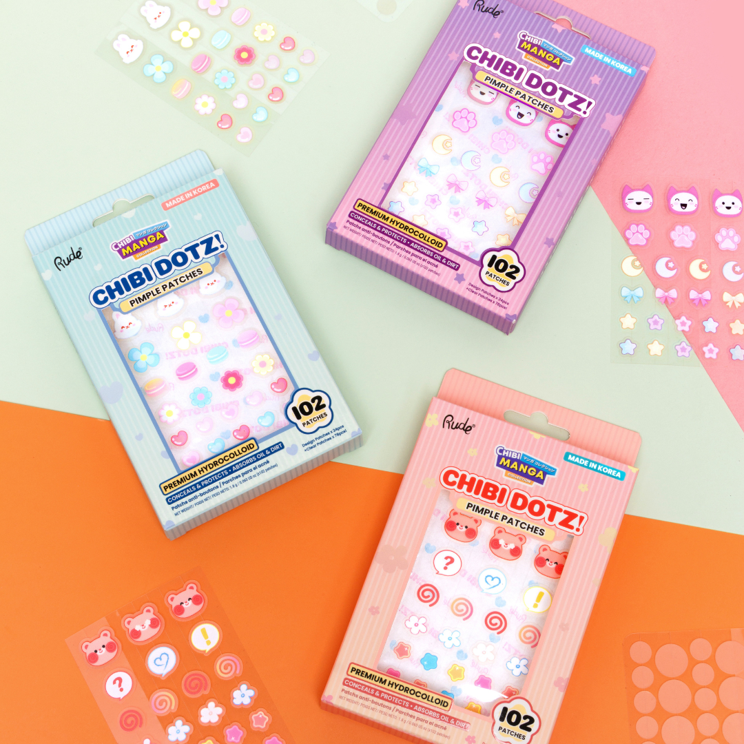 Chibi Manga Collection Chibi Dotz! - Pimple Patches – Rude Cosmetics