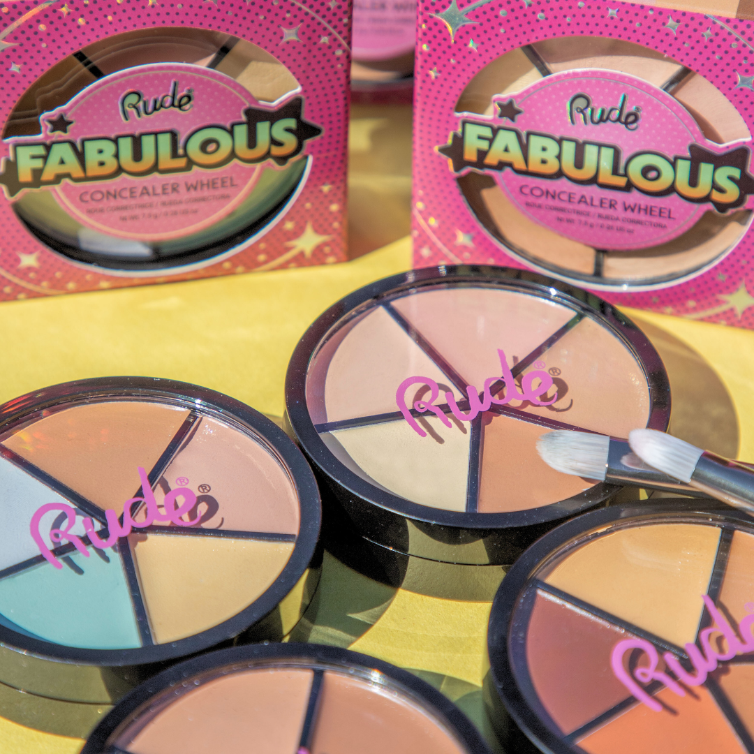 Fabulous Concealer Wheel - Multi-Shade Coverage & Correction - Rude ...