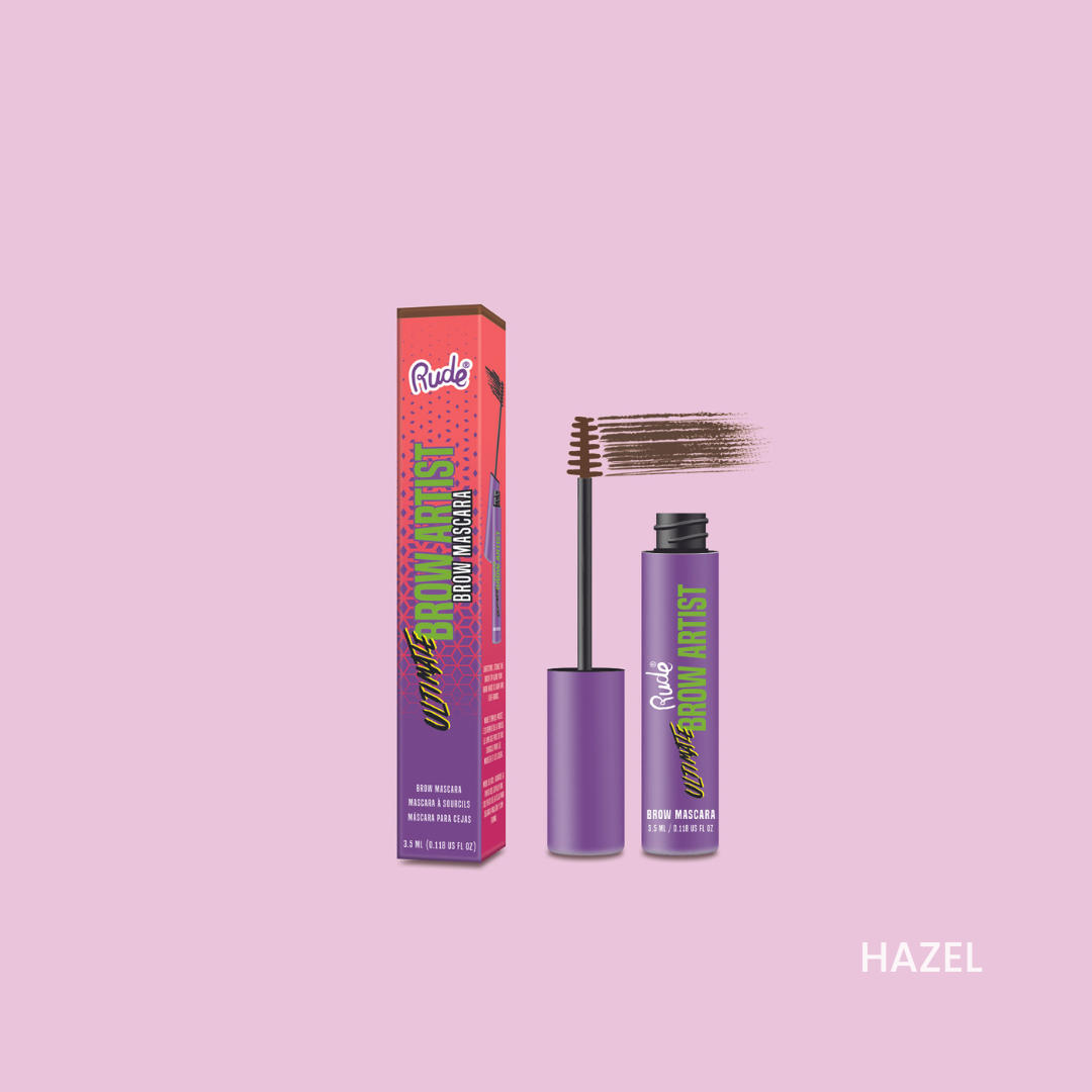 Rude Ultimate Brow Artist - Brow Mascara Hazel product package