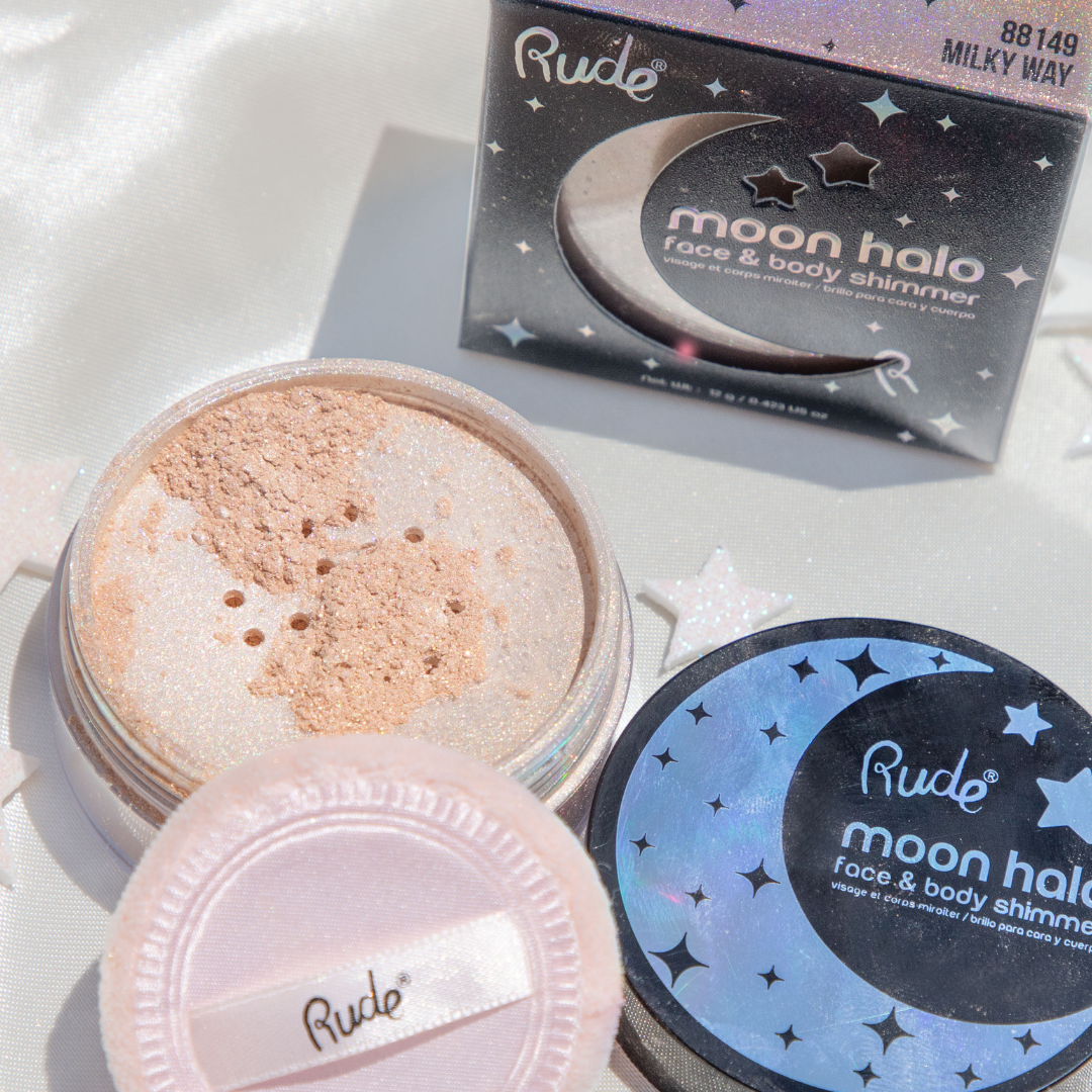 Moon Halo Face & Body Shimmer Display Set, 24pcs