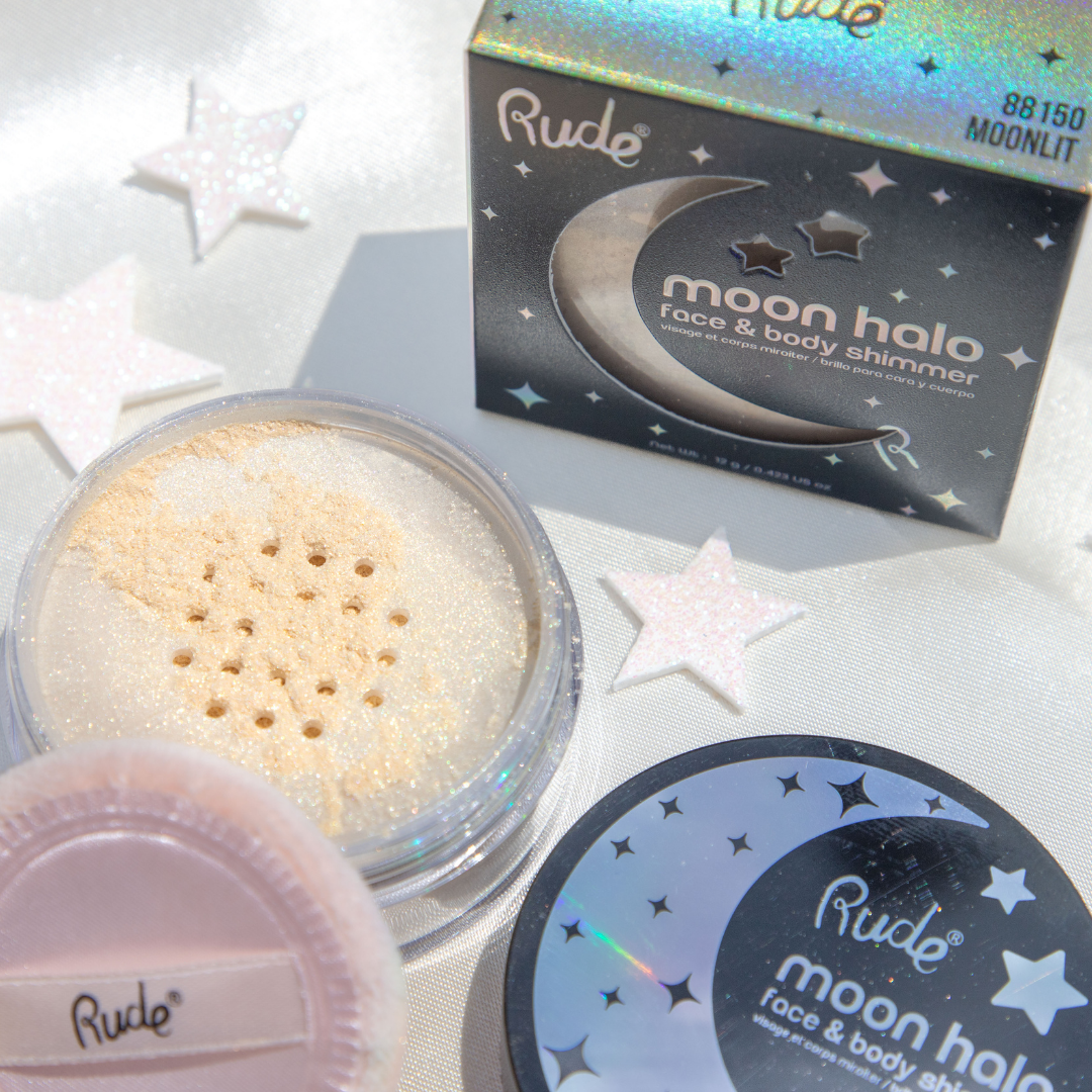 Moon Halo Face & Body Shimmer Display Set, 24pcs