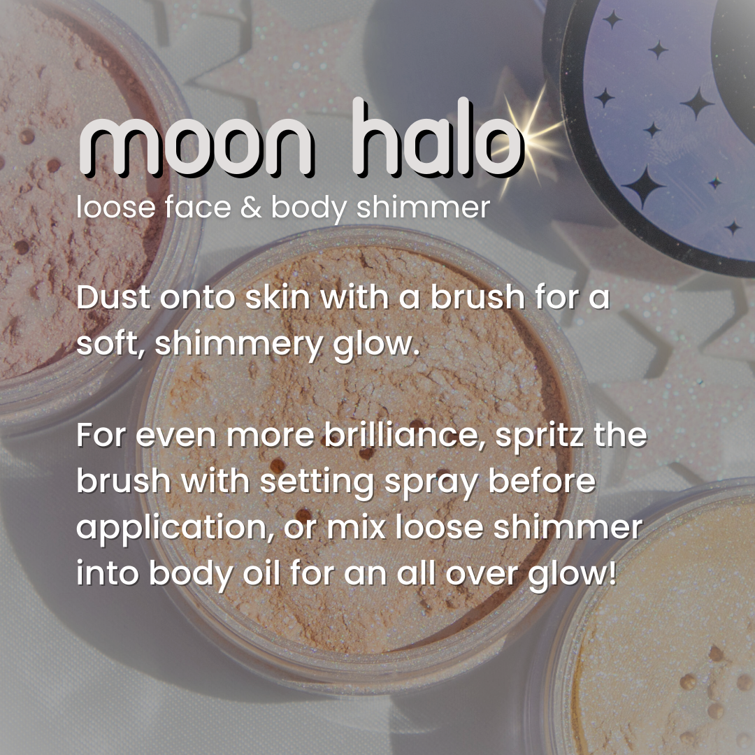 Moon Halo Face & Body Shimmer Display Set, 24pcs