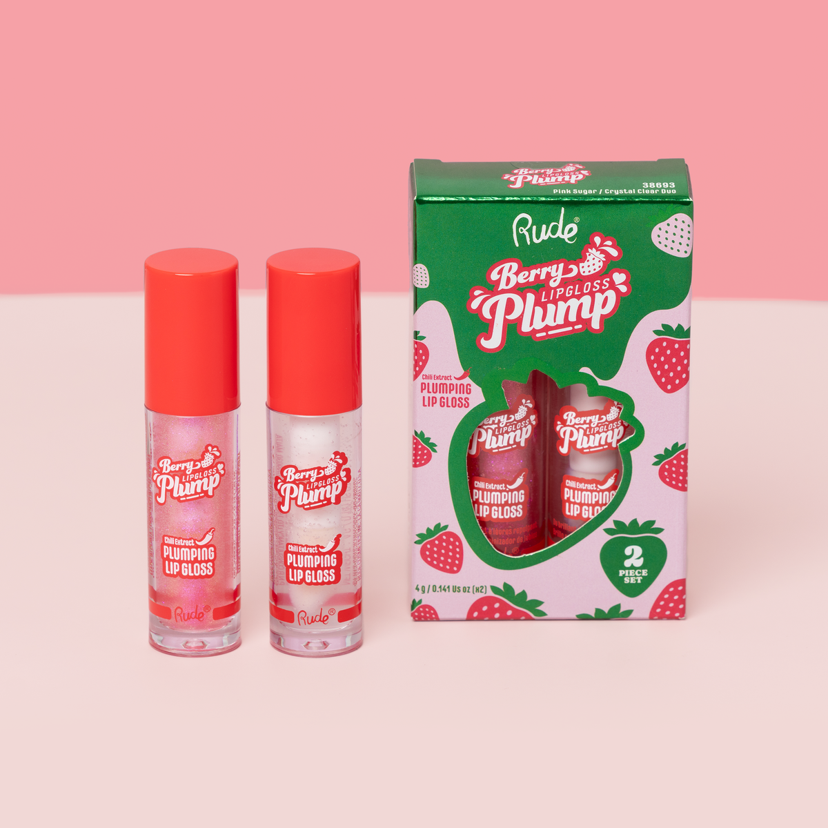 Berry Plump Plumping Lip Gloss Duo Set