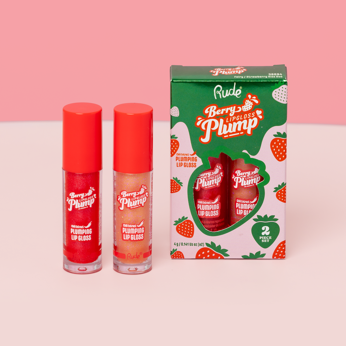 Berry Plump Plumping Lip Gloss Duo Set