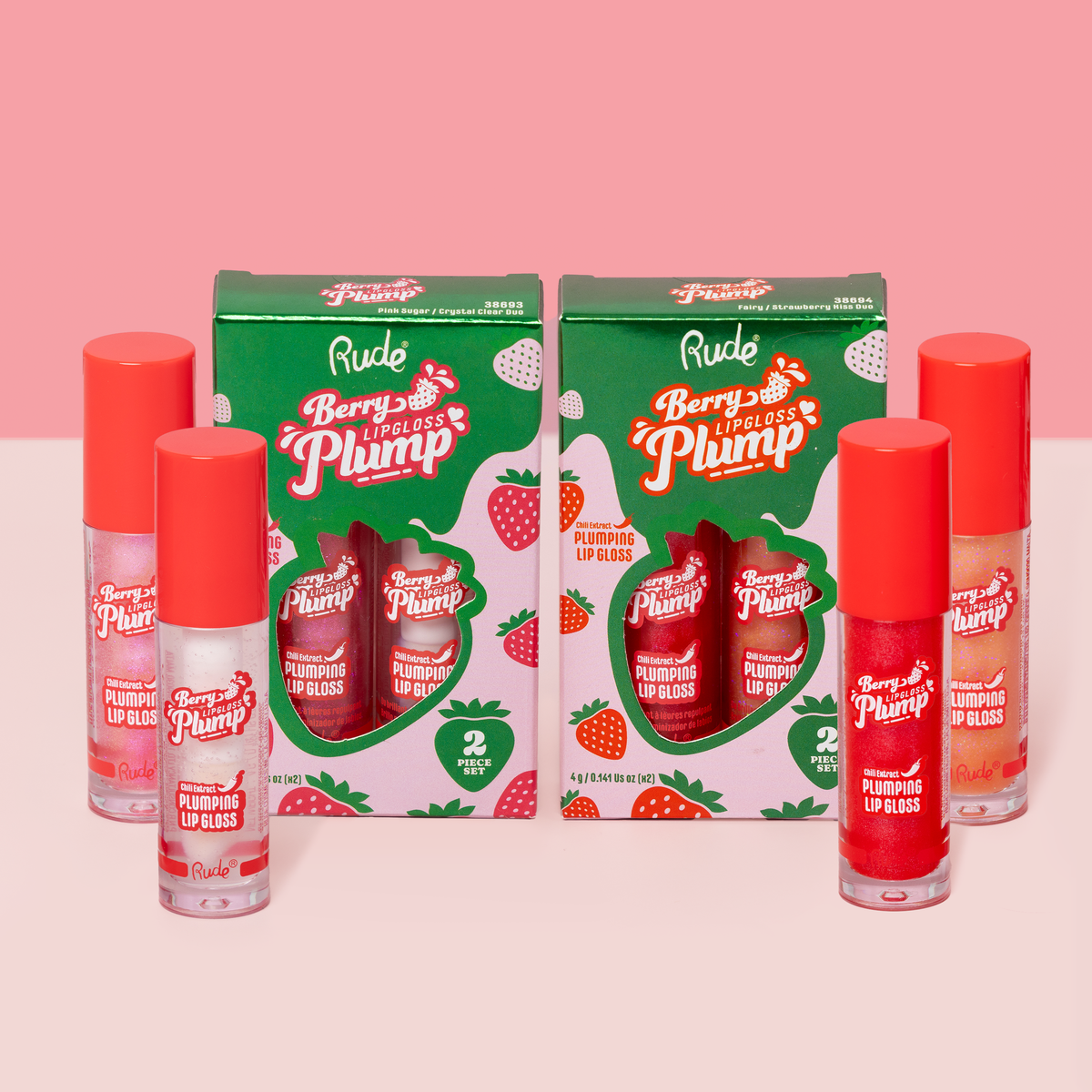 Berry Plump Plumping Lip Gloss Duo Set