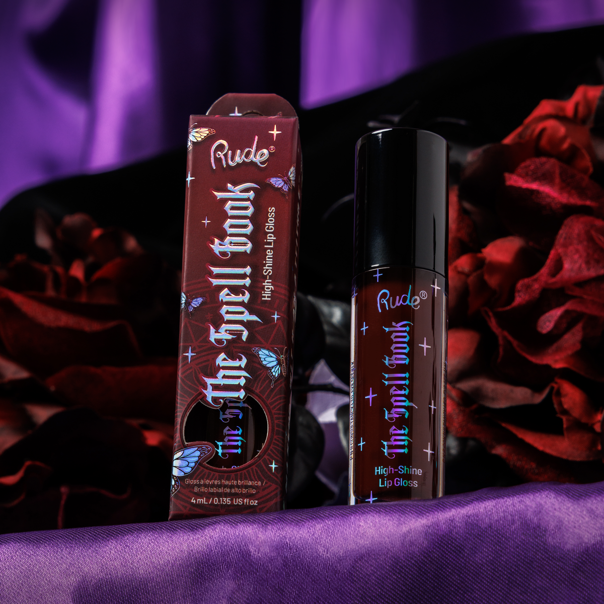 The Spell Book High-Shine Lip Gloss – Rude Cosmetics